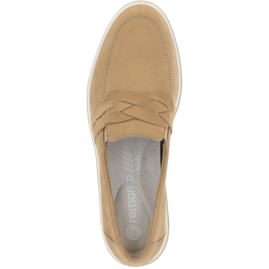 REMONTE Loaferiai moterims, Smėlio, LOAFERS 6