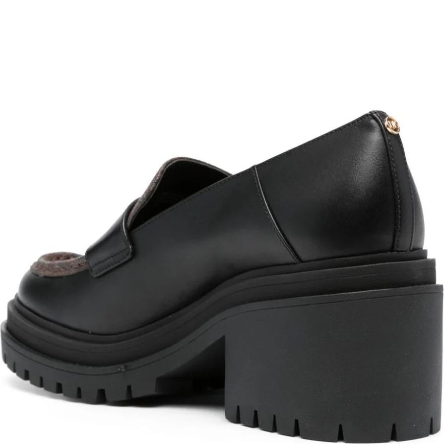 MICHAEL KORS Loaferiai moterims, Juoda, Rocco heeled loafer 3