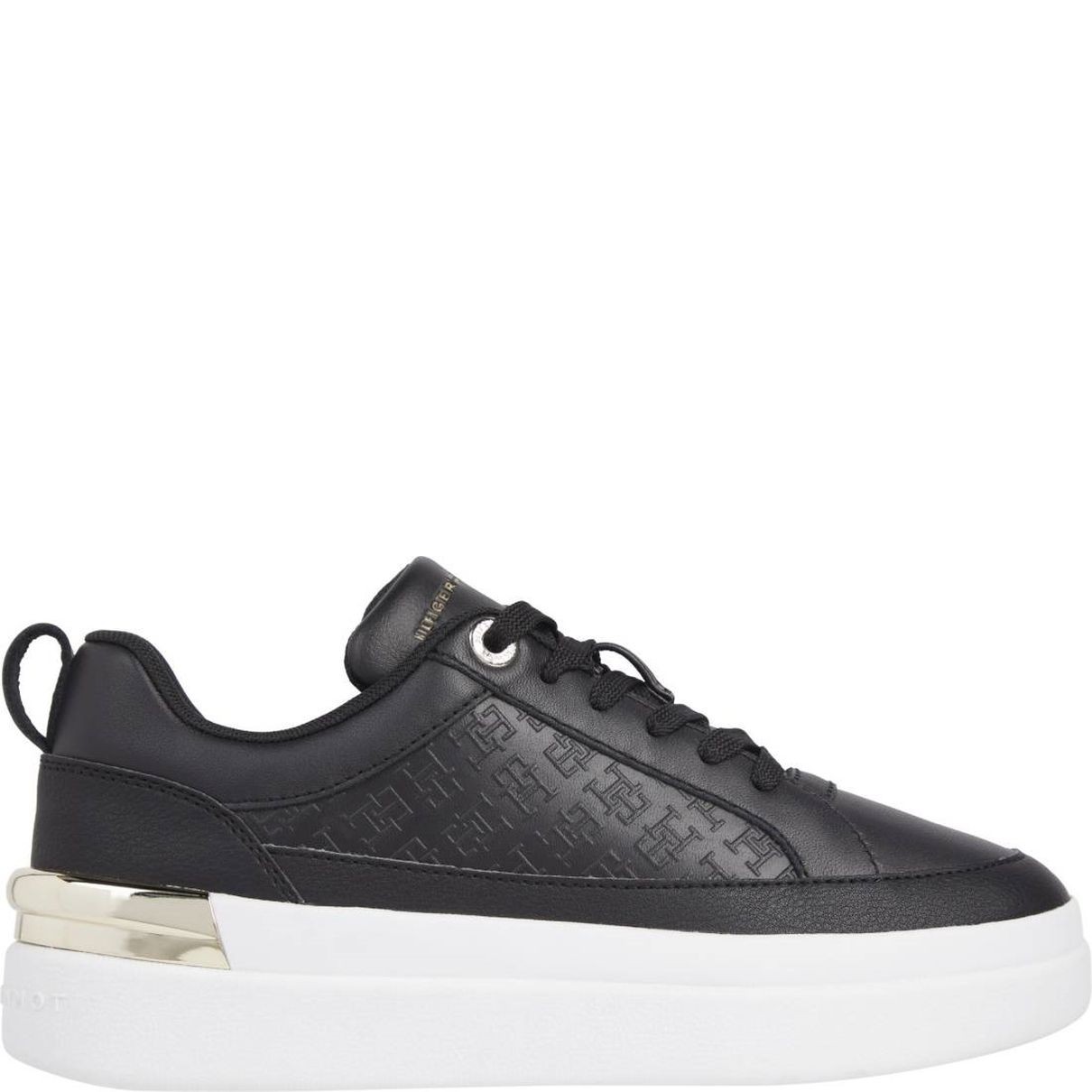 TOMMY HILFIGER Laisvalaikio bateliai moterims, Juoda, Lux court sneaker 1