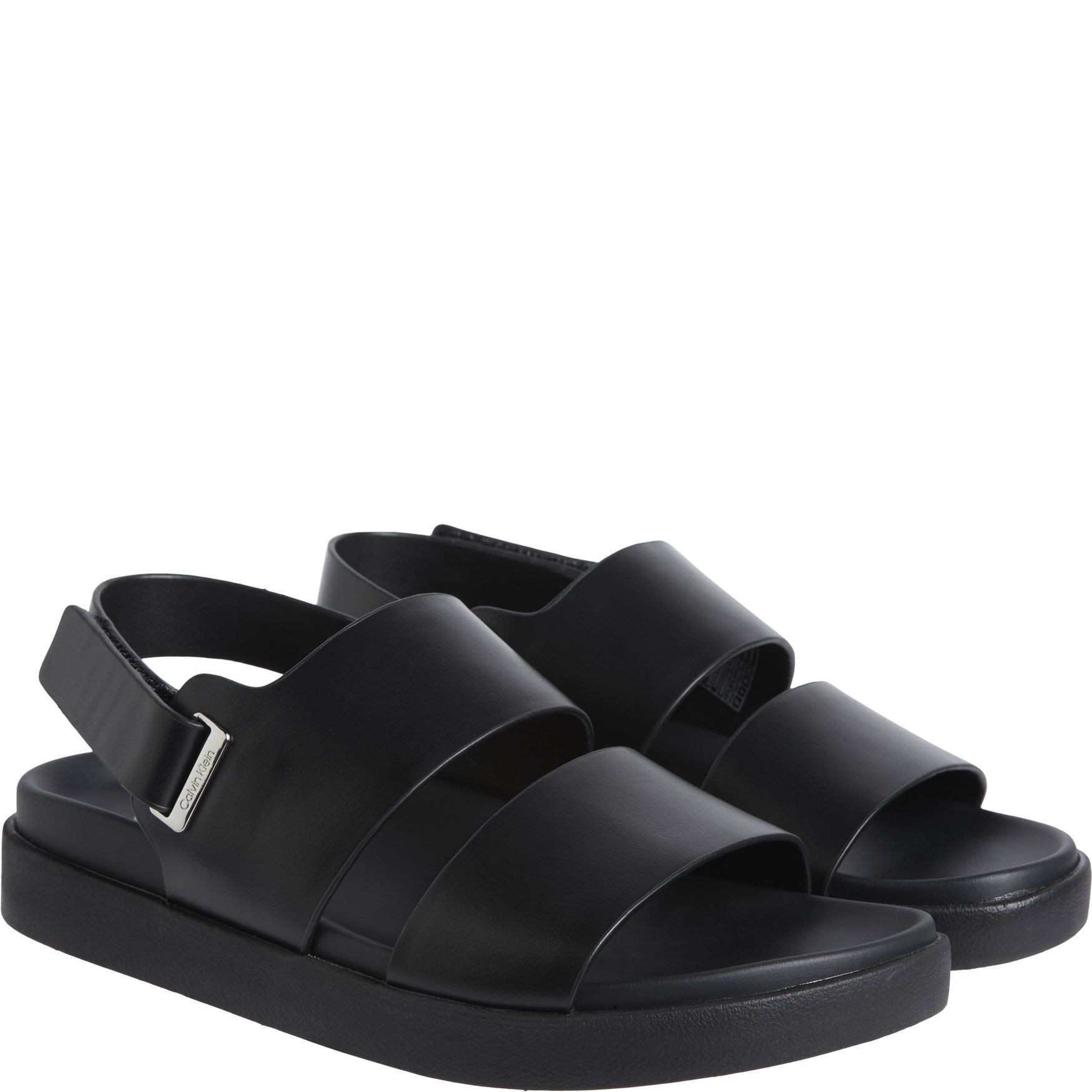 CALVIN KLEIN Basutės moterims, Juoda, Flat sandal eyel, ckhw0hw02488beh 1