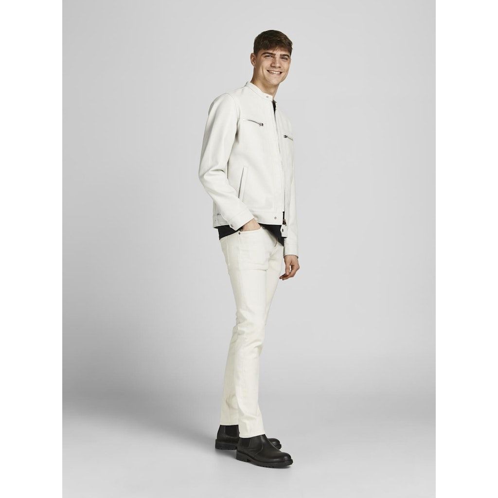 JACK & JONES Striukė vyrams, Balta, JJEROSS JACKET 4