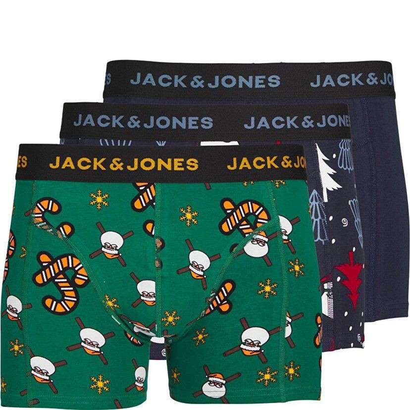 JACK & JONES Apatinė kostiumėlio dalis vyrams, Mėlyna, JACSWEET SANTA TRUNKS