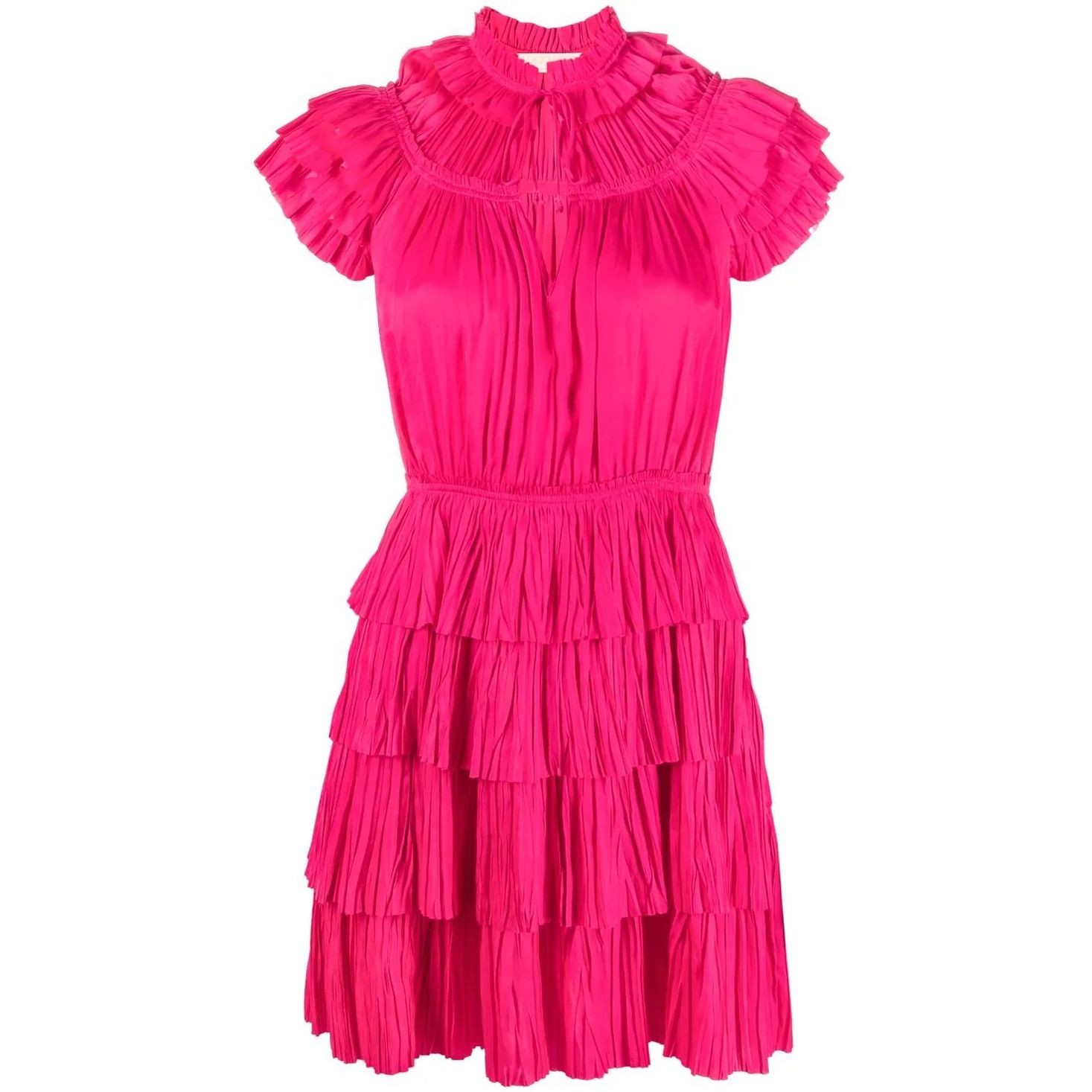 ULLA JOHNSON Midi suknelė moterims, Rožinė, Vesna Dress 1