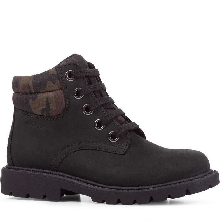 GEOX Aulinukai berniukams, Juoda, SHAYLAX BOOTIES 2