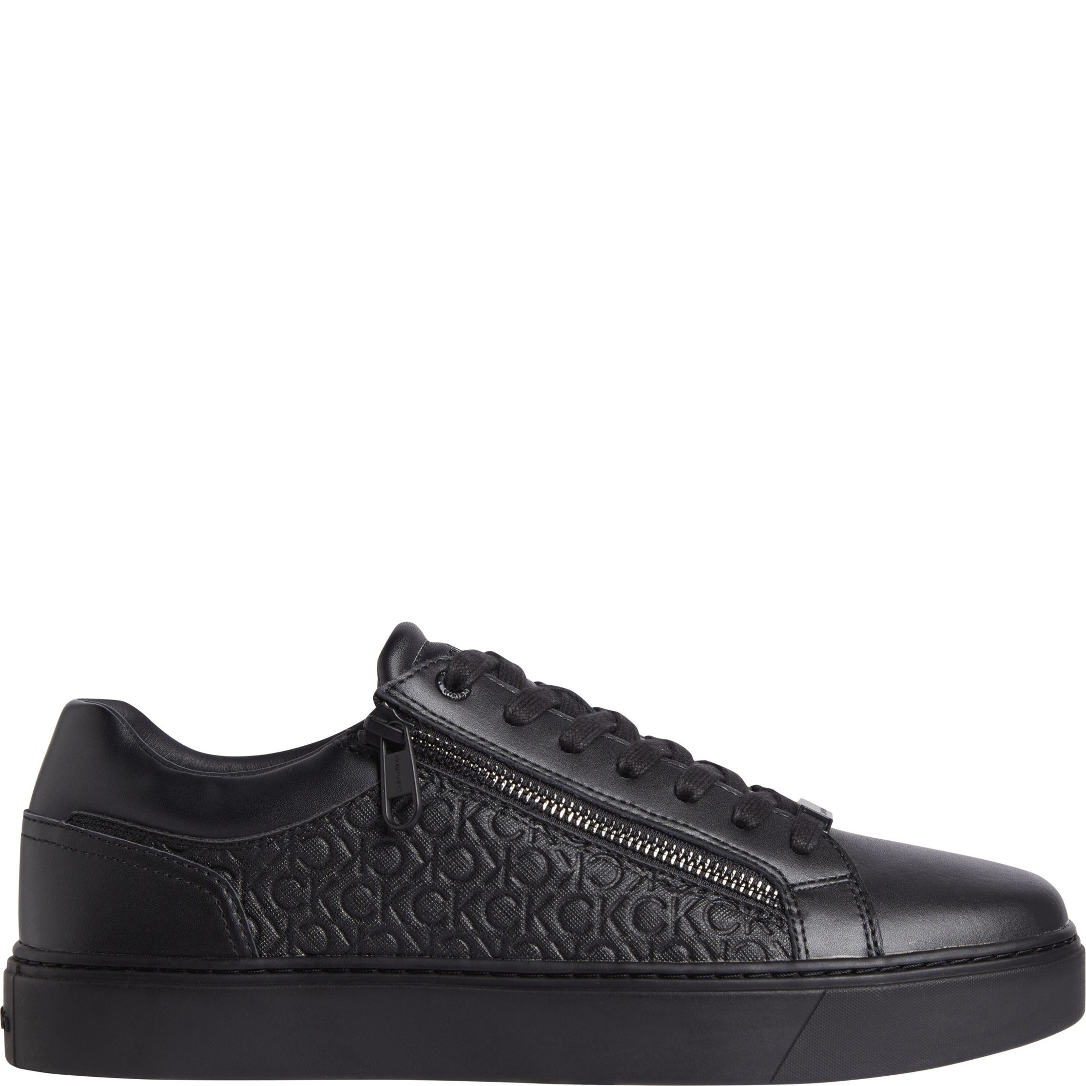 CALVIN KLEIN Laisvalaikio bateliai vyrams, Juoda, Low top lace up leisure 25SS
