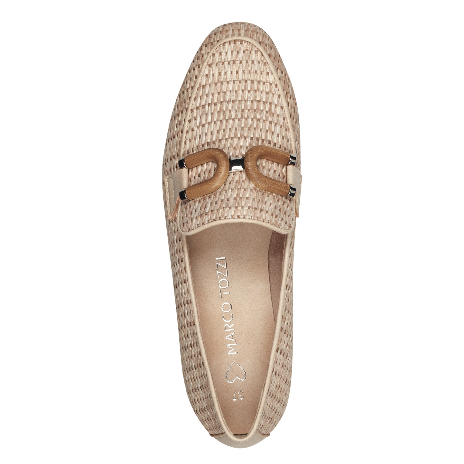 MARCO TOZZI Loaferiai moterims, Smėlio, Loafers, wen24221-44-560 5