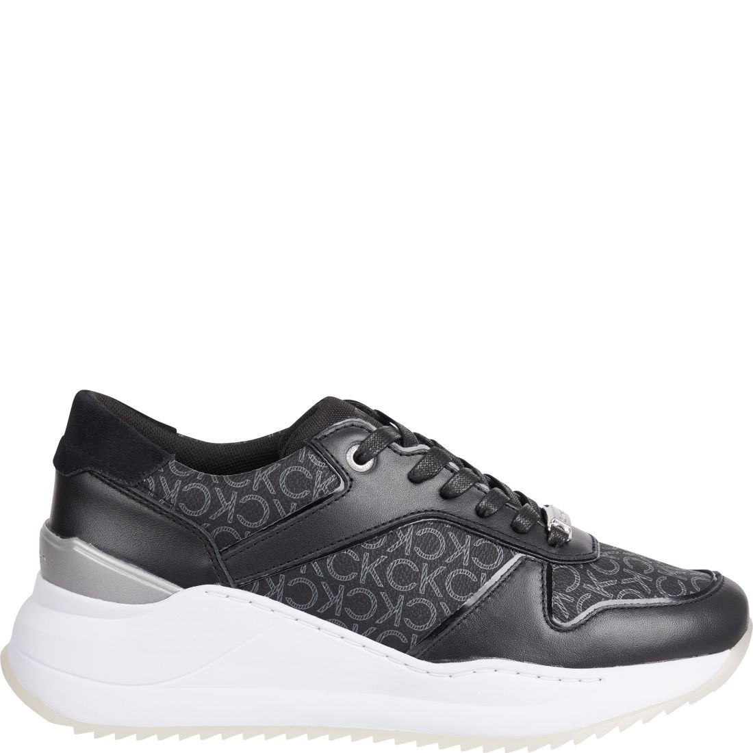 CALVIN KLEIN Sportiniai bateliai moterims, Juoda, Chunky intern wedge sport shoe 2
