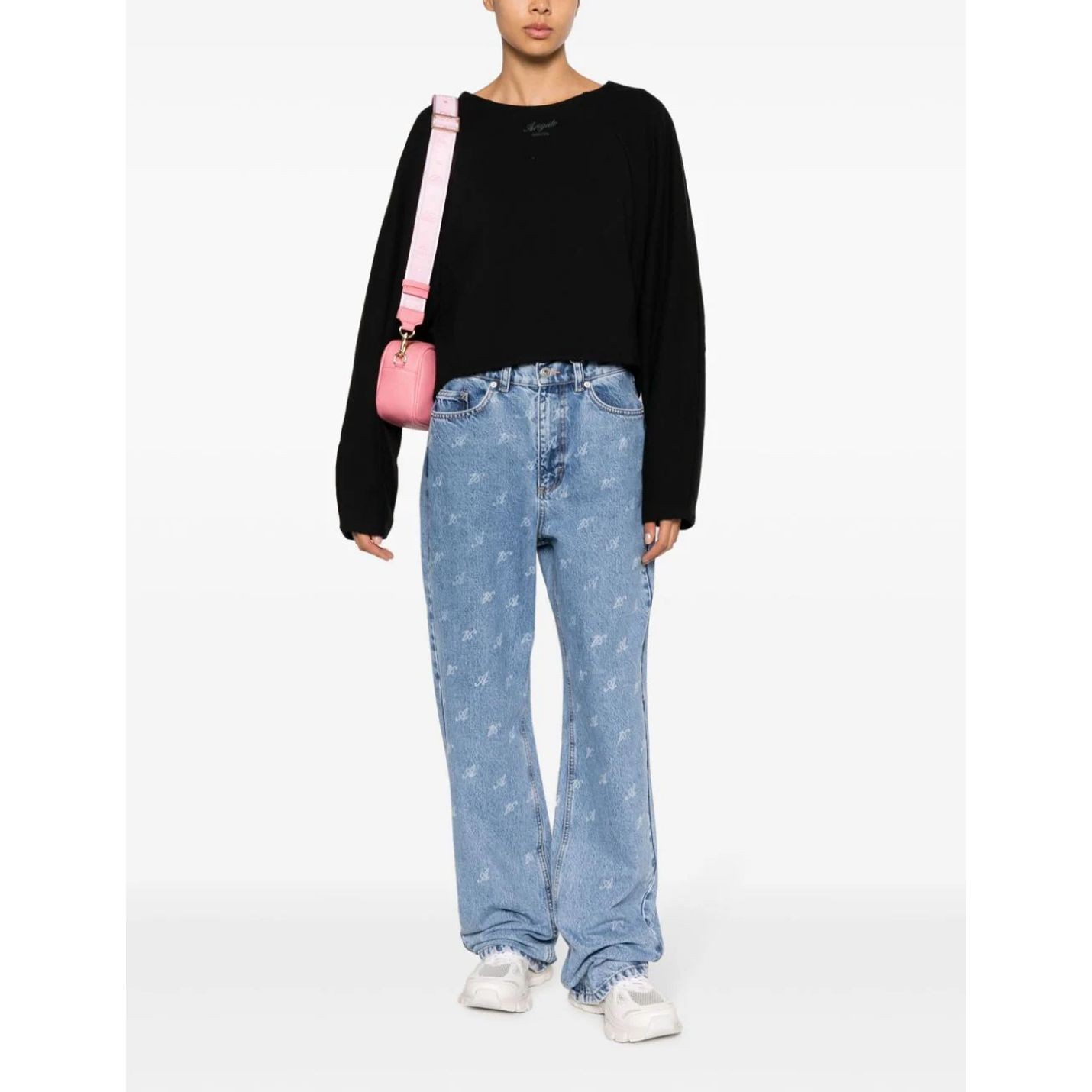 AXEL ARIGATO Sportinis nertinis moterims, Juoda, Halle sweatshirt 2