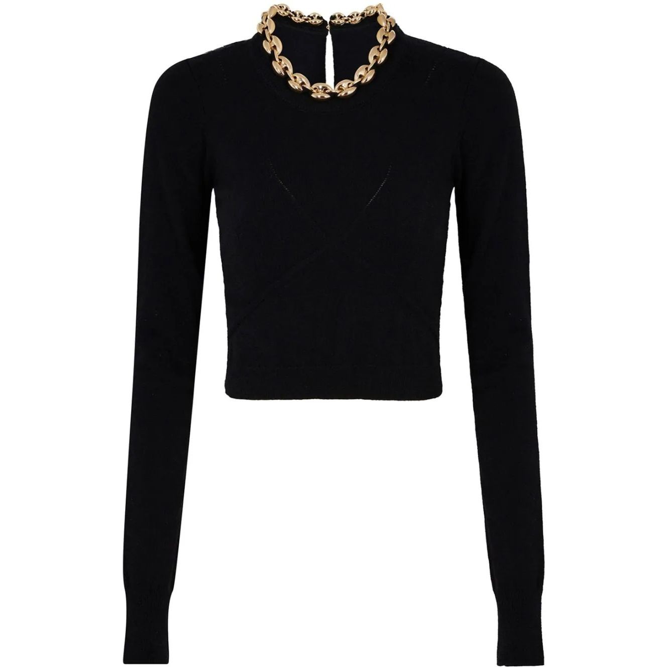 PACO RABANNE Megztinis moterims, Juoda, Sweater 1