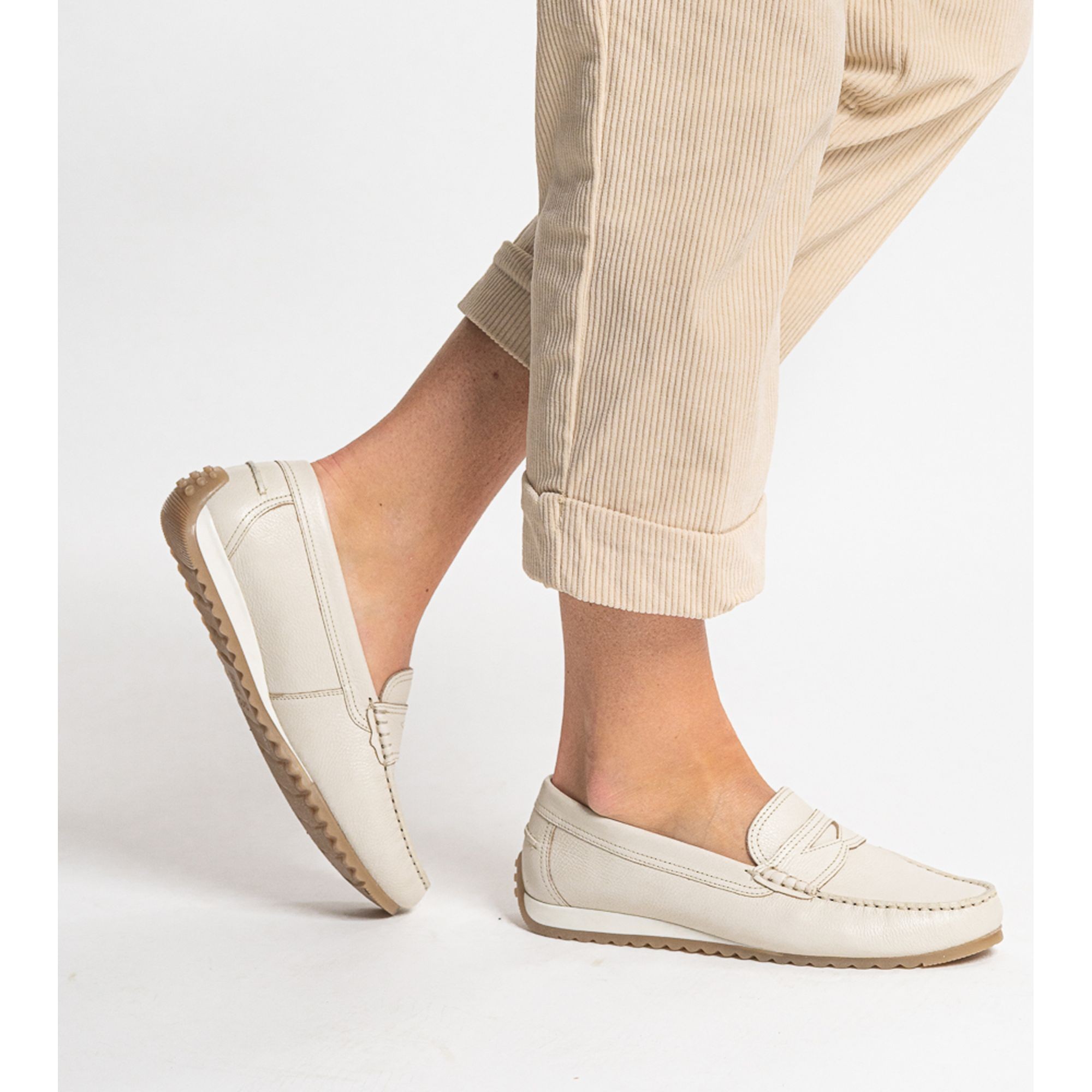 ARA Mokasinai moterims, Smėlio, Newport mocasins 2