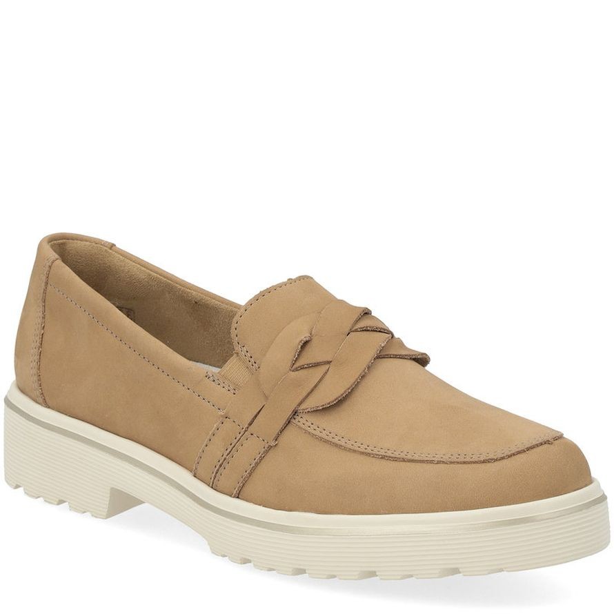 REMONTE Loaferiai moterims, Smėlio, LOAFERS 1