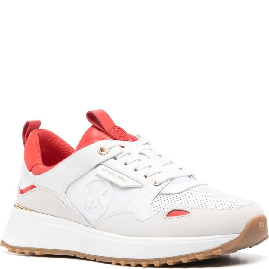 MICHAEL KORS Laisvalaikio bateliai moterims, Ruda, Theo trainer 1