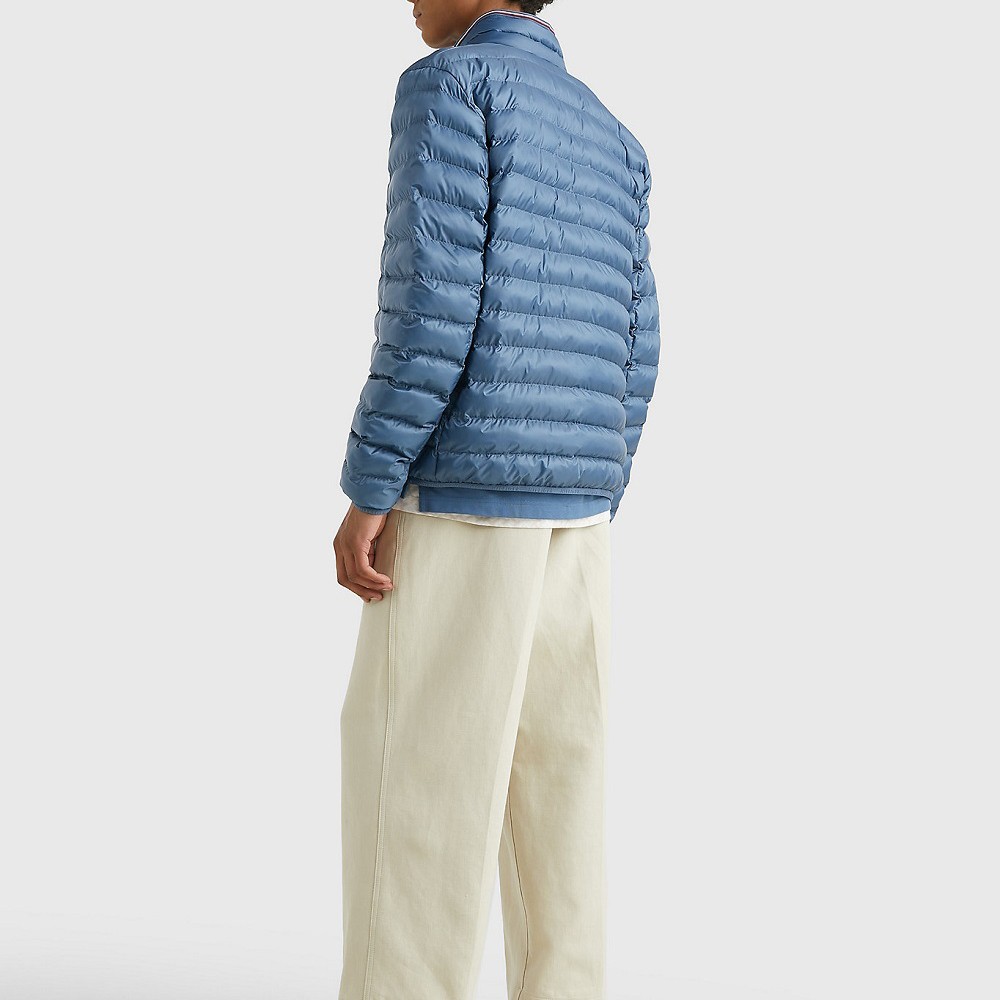 TOMMY HILFIGER Pūkinė striukė vyrams, Mėlyna, Packable recycled jacket 4