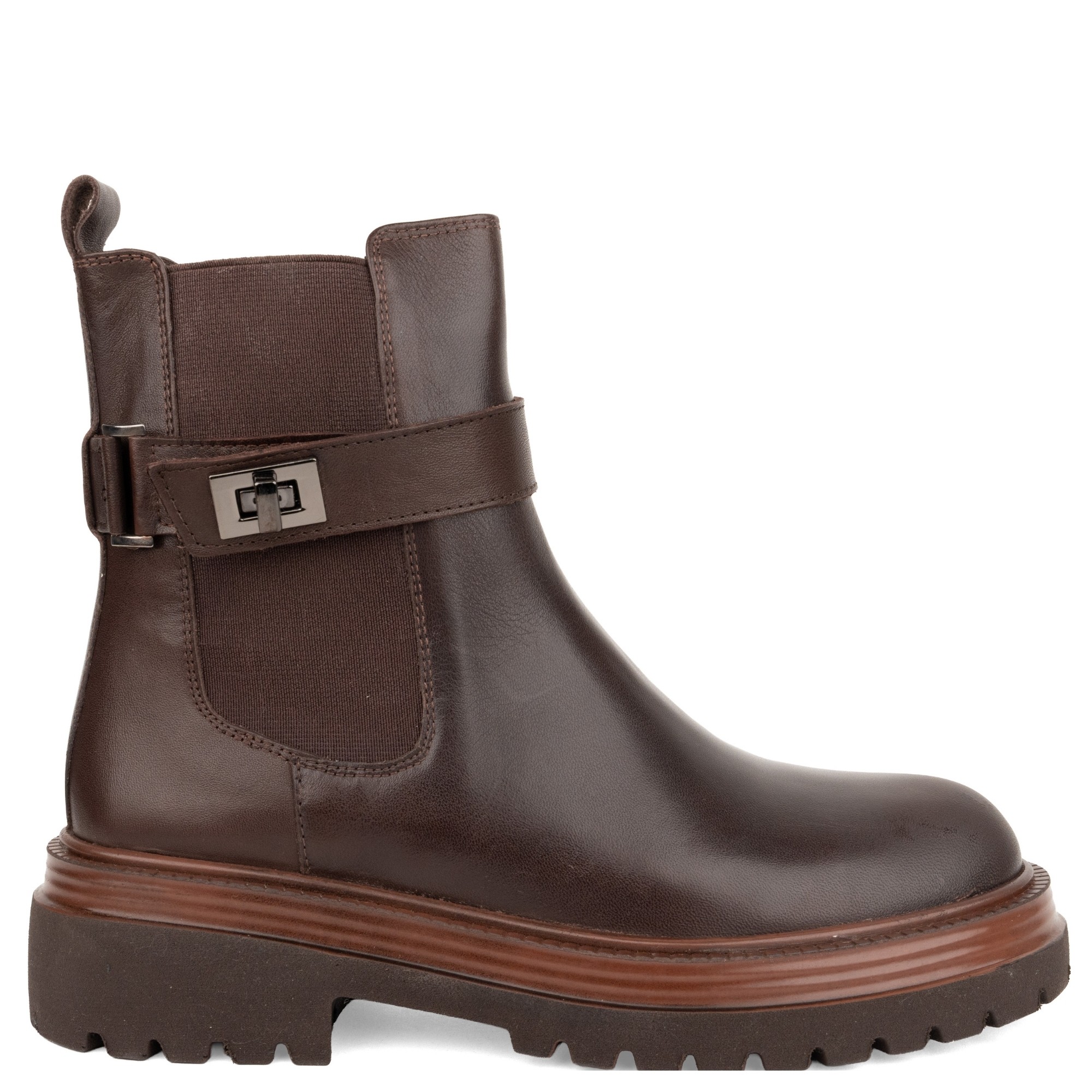SERGIO MORETTI Aulinukai moterims, Ruda, Booties, smr6578-25213brw 2