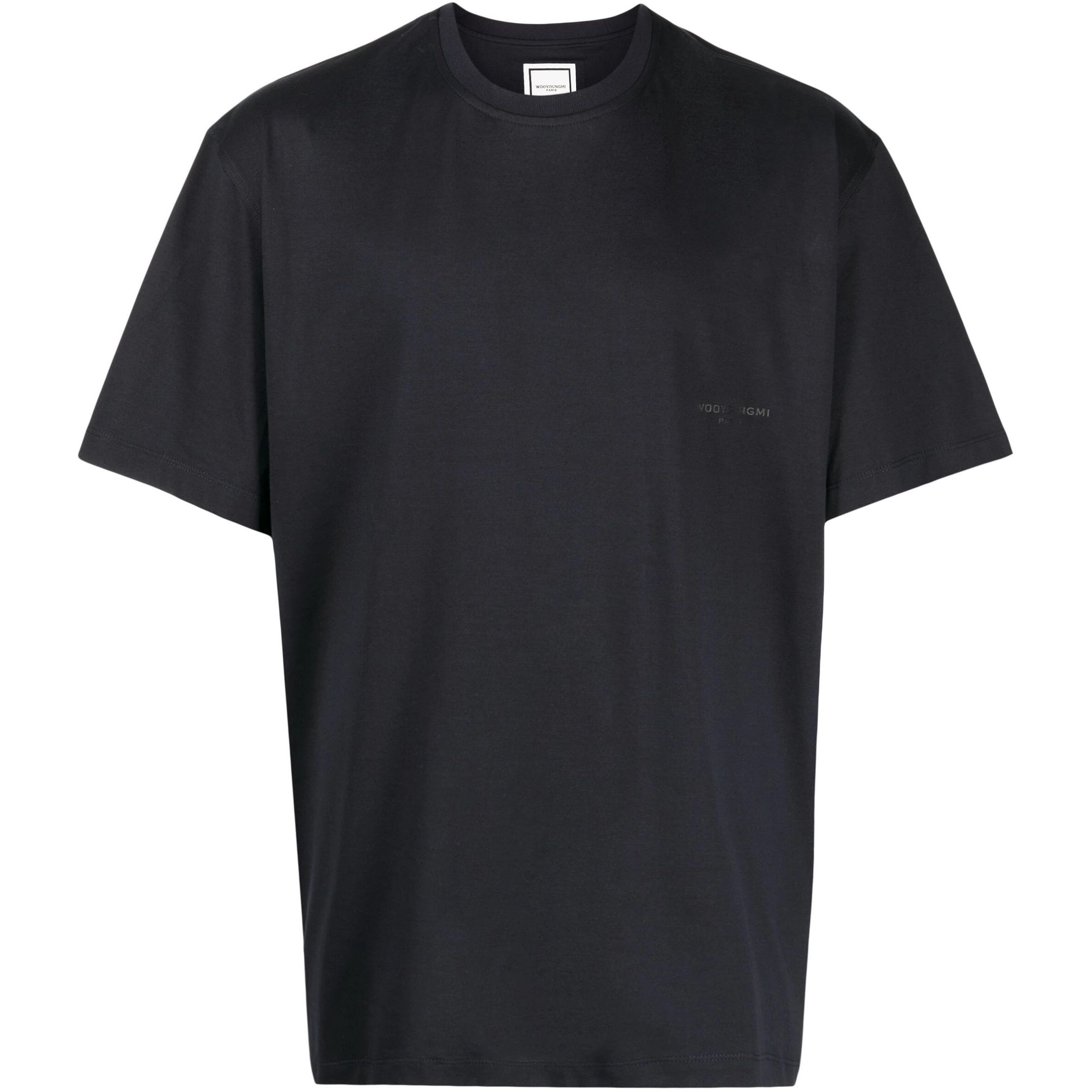 WOOYOUNGMI Marškinėliai trump. rankovėmis vyrams, Mėlyna, Mens t-shirt 1
