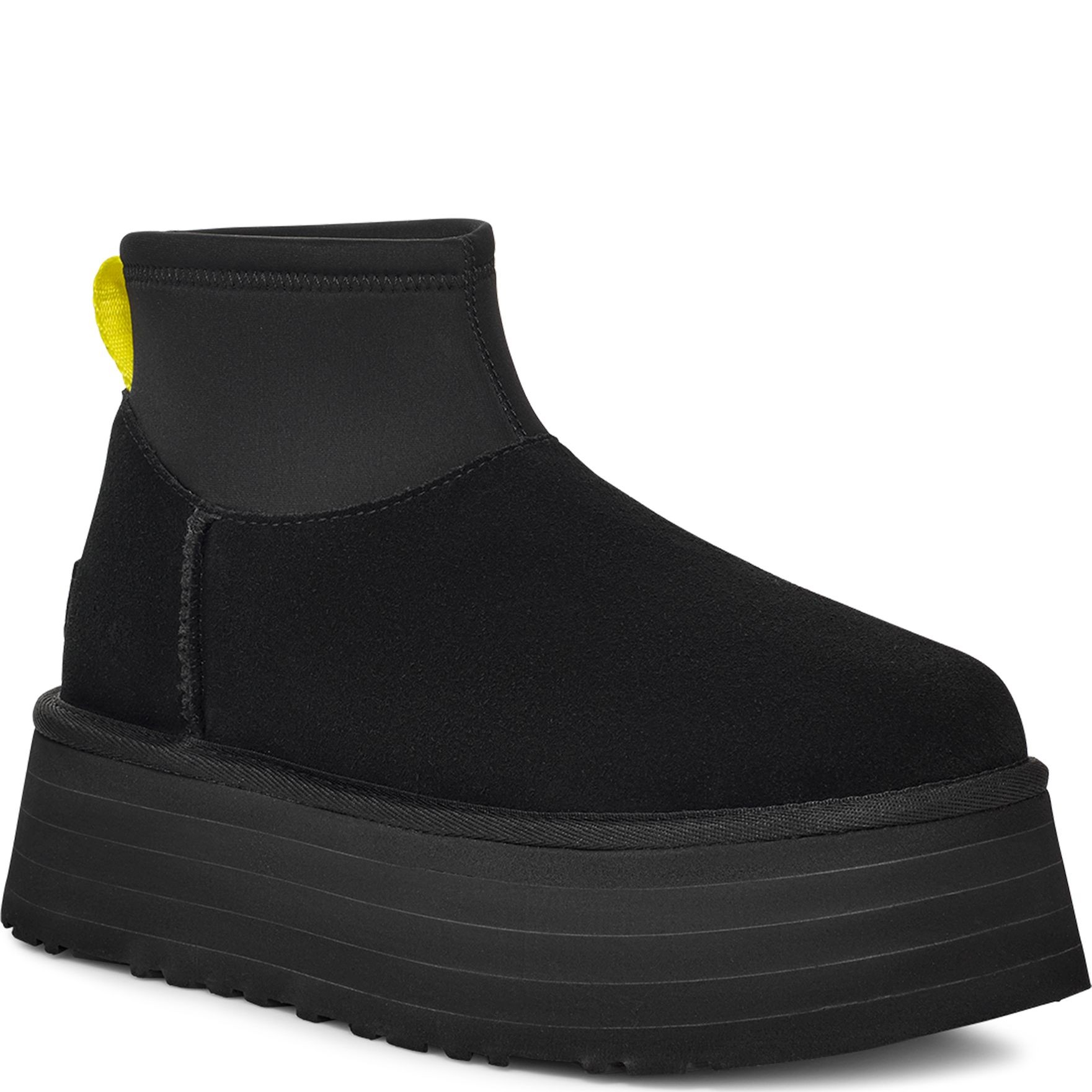 UGG Pašiltinti auliniai moterims, Juoda, Classic mini dipper warm boots 1