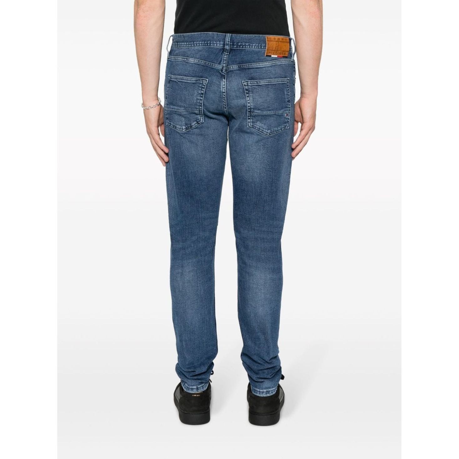 TOMMY HILFIGER Aptempti džinsai vyrams, Mėlyna, Tapered houston pstr 6yrs west 3