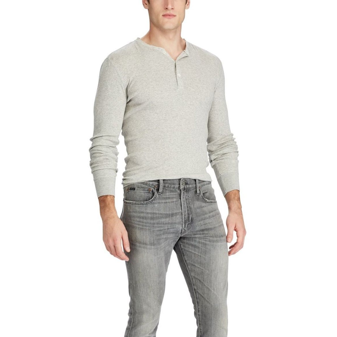 POLO RALPH LAUREN Aptempti džinsai vyrams, Pilka, 5 pocket denim 2