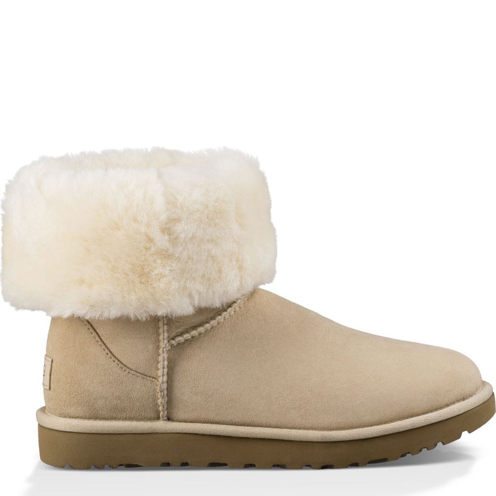 UGG Pašiltinti auliniai moterims, Smėlio, Classic short II warm boots 1