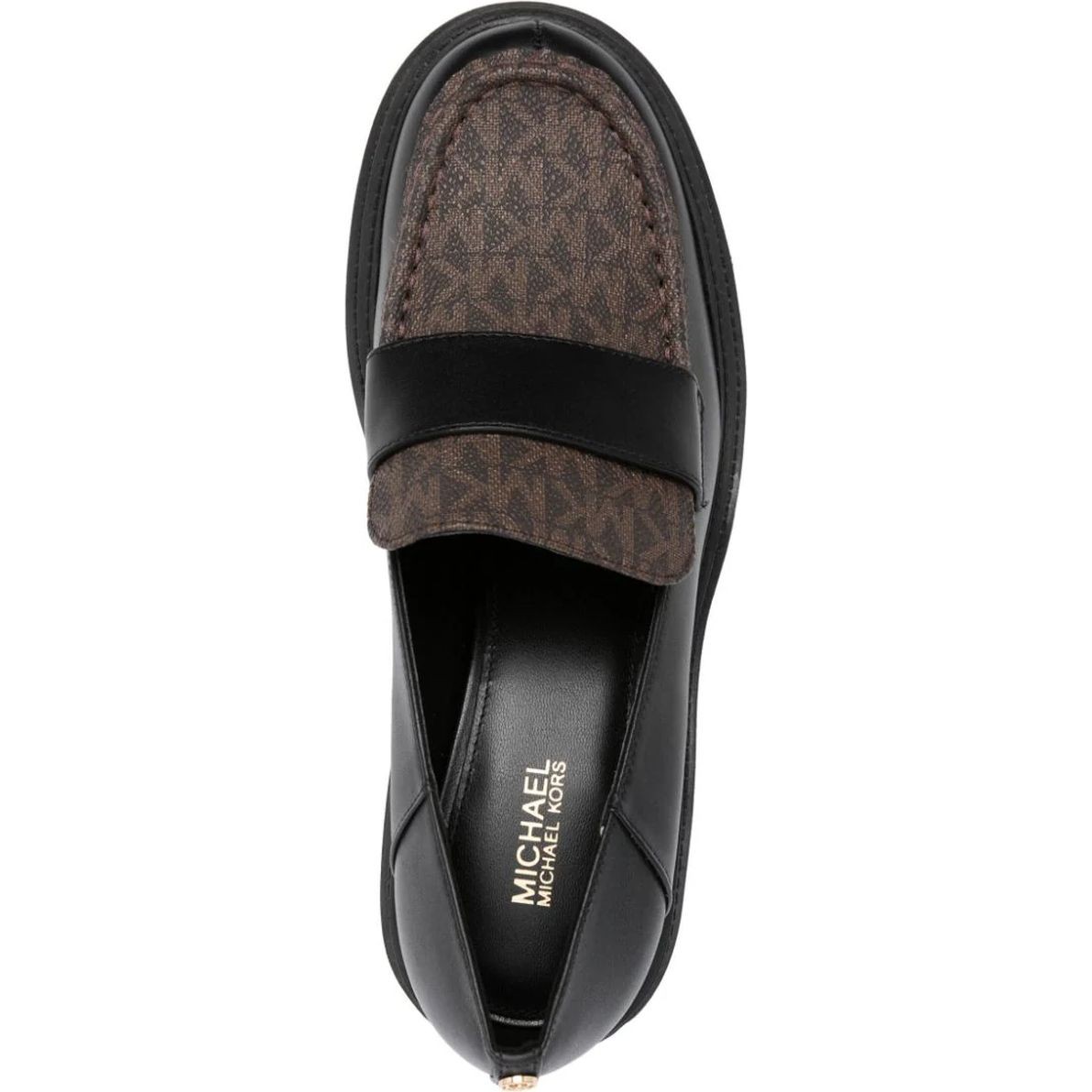 MICHAEL KORS Loaferiai moterims, Juoda, Rocco heeled loafer 4