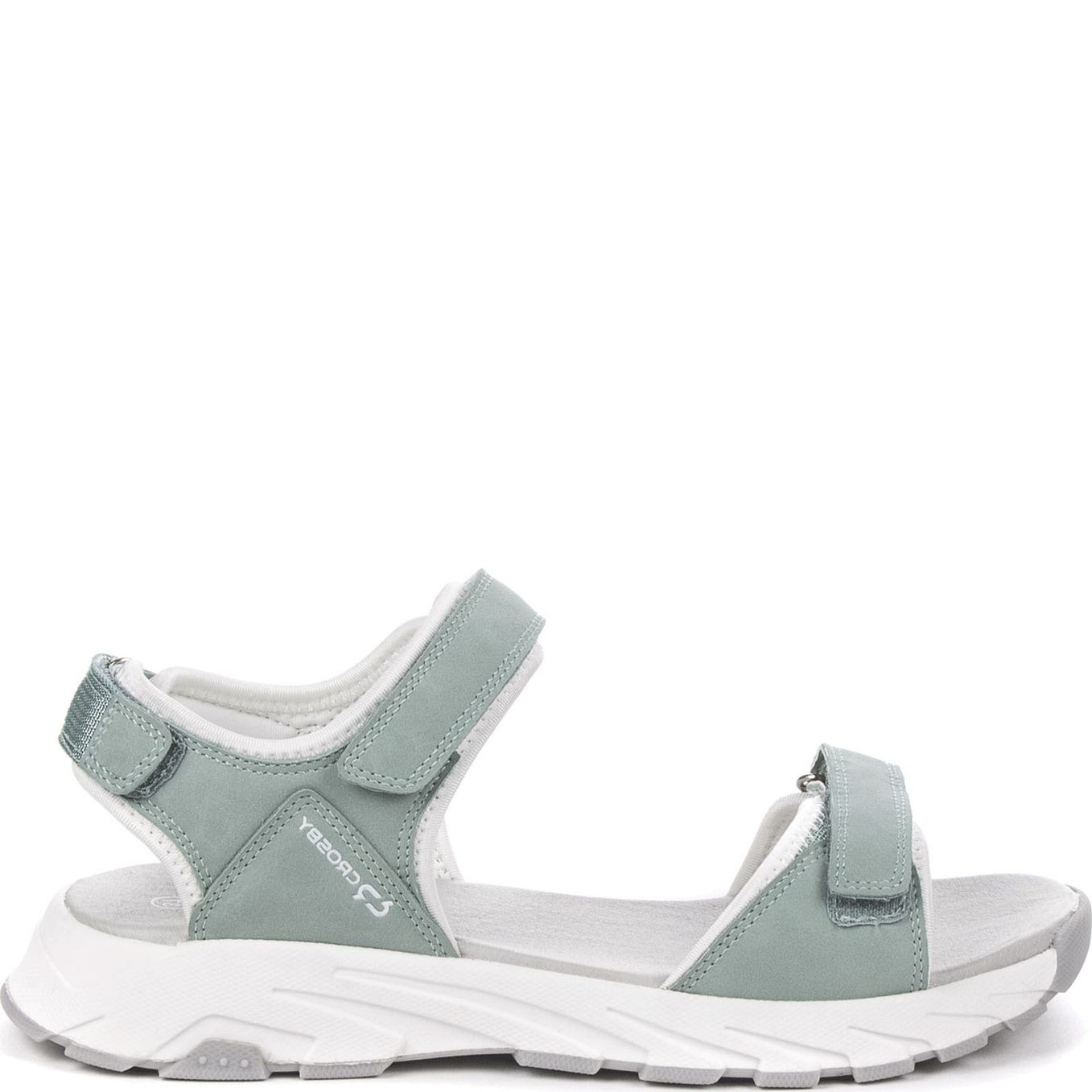 CROSBY Basutės moterims, Žalia, SANDALS 2