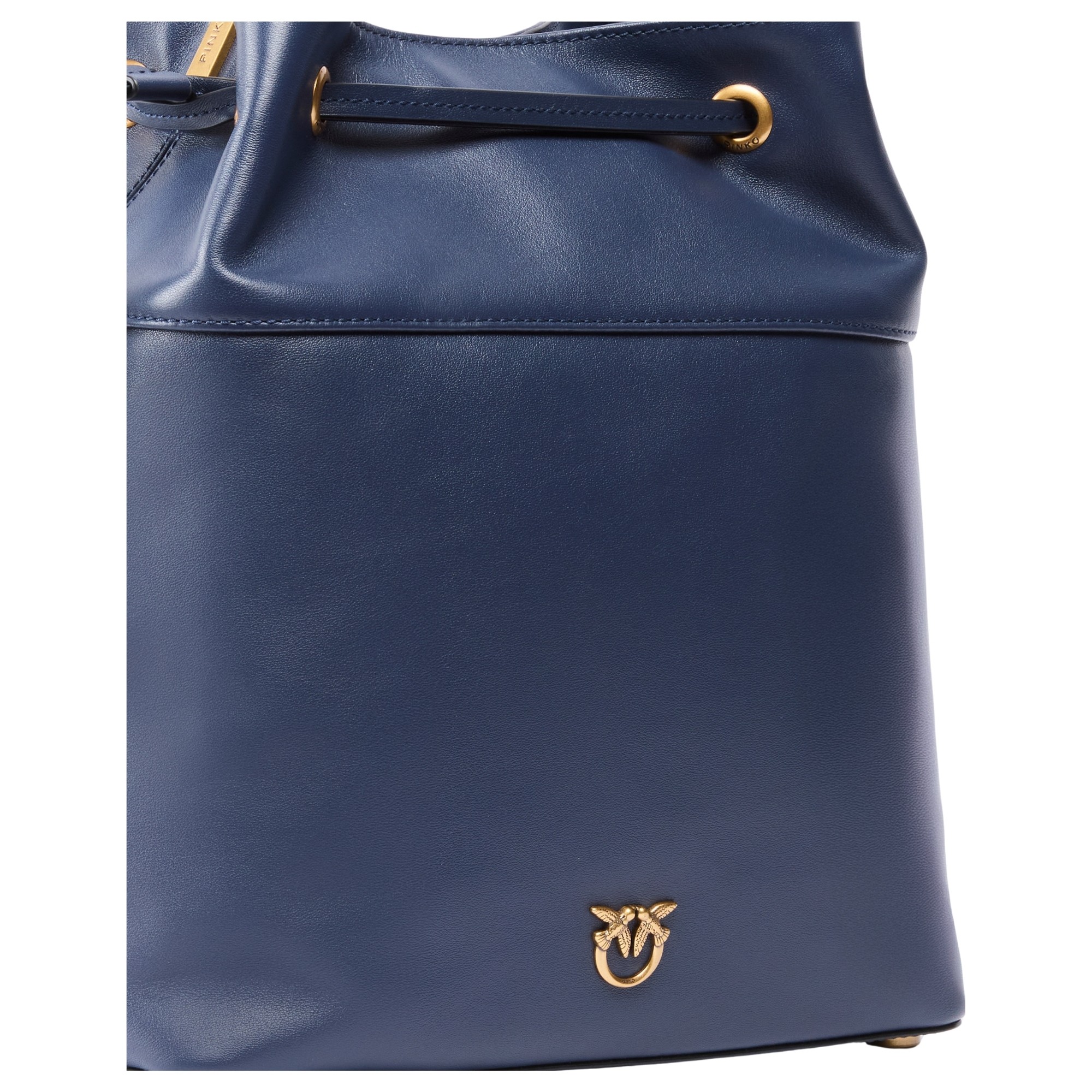 PINKO Rankinė per petį moterims, Mėlyna, Secchiello classic bag 3