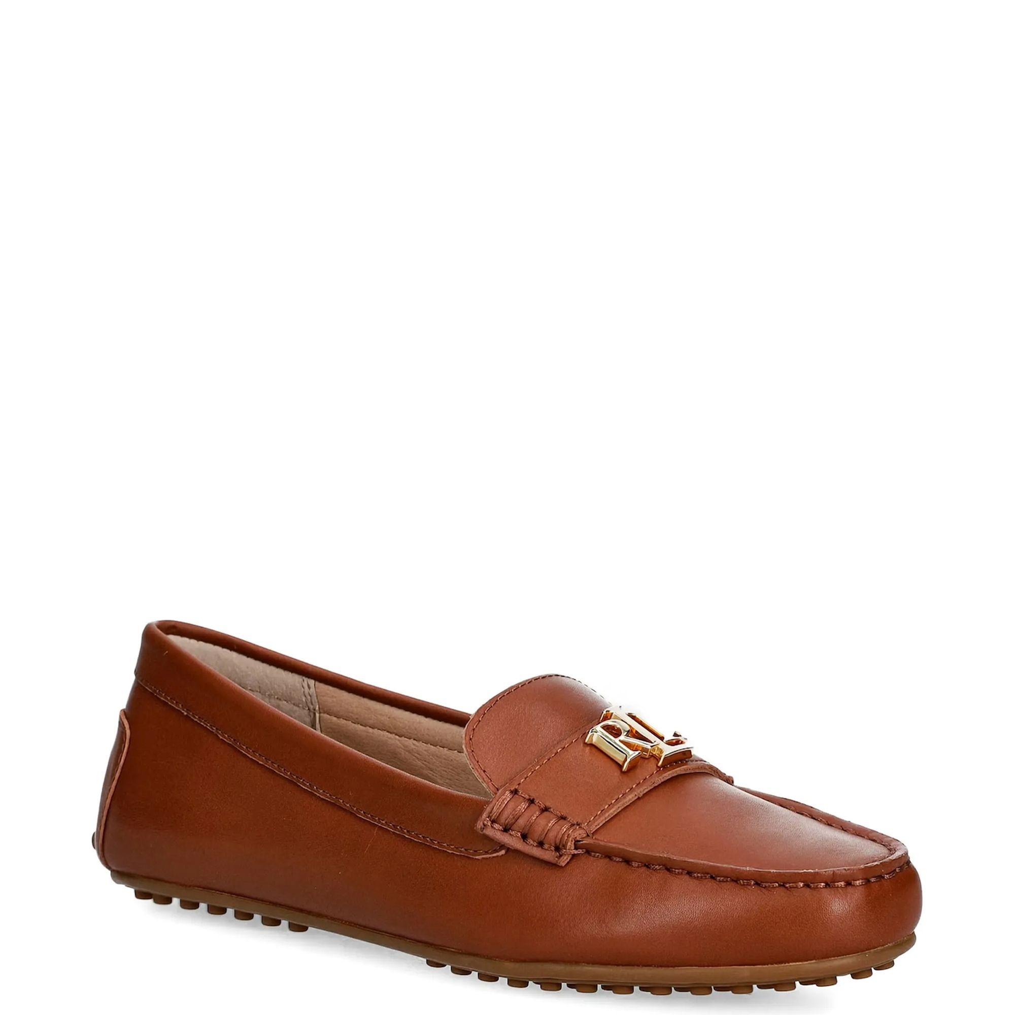 LAUREN RALPH LAUREN Mokasinai moterims, Ruda, Barnsbury-flats-driver 1