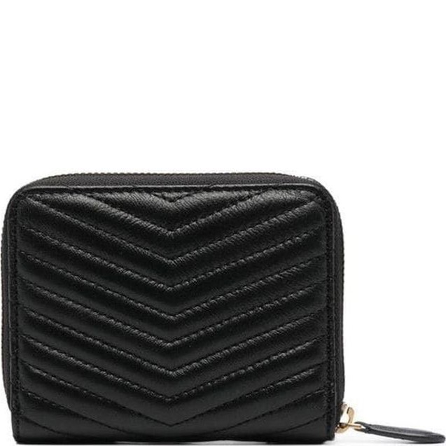 PINKO Piniginė moterims, Juoda, Taylor zip around 2