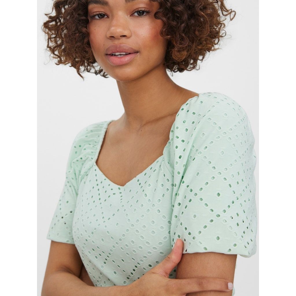 VERO MODA Mini suknelė moterims, Žalia, VMTASSA 2/4 MINI DRES 5