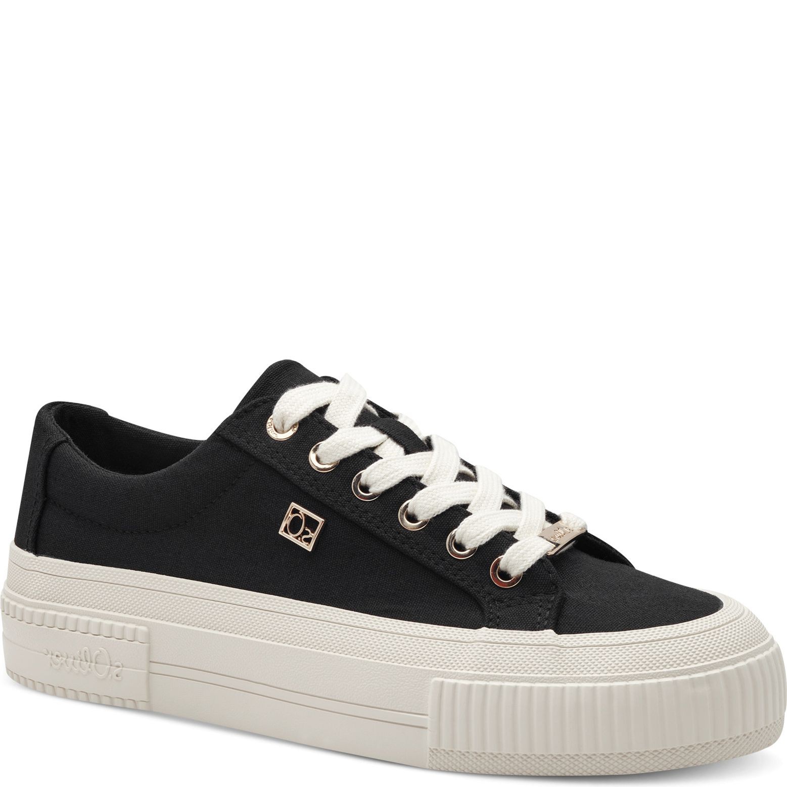 S.OLIVER Laisvalaikio bateliai moterims, Juoda, Women Lace-up 1