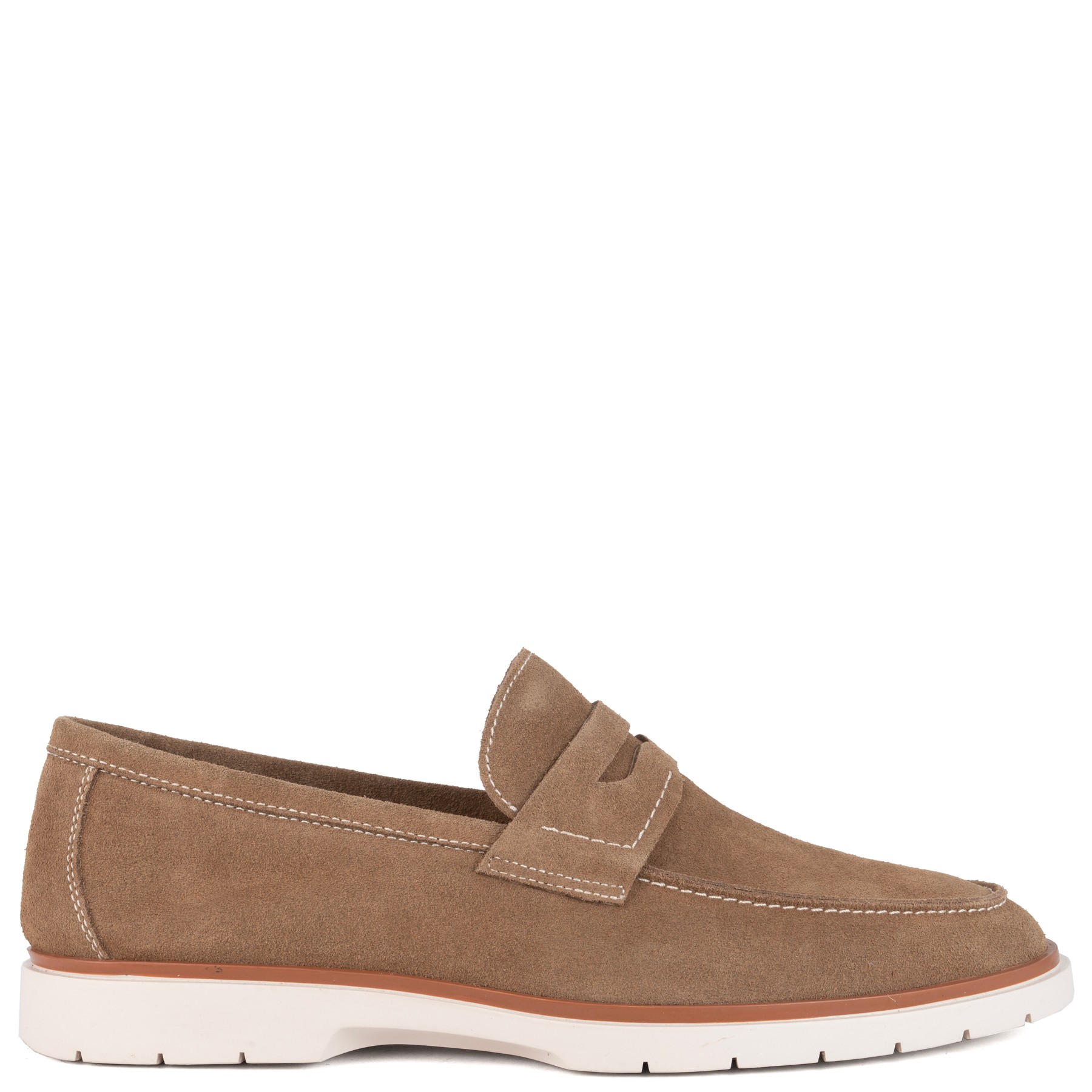 SERGIO MORETTI Loaferiai vyrams, Ruda, Loafers, 25SS 2