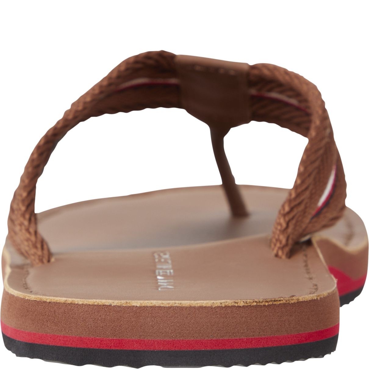 TOMMY HILFIGER Pliažo šlepetės per pirštą vyrams, Ruda, Beach sandal 4
