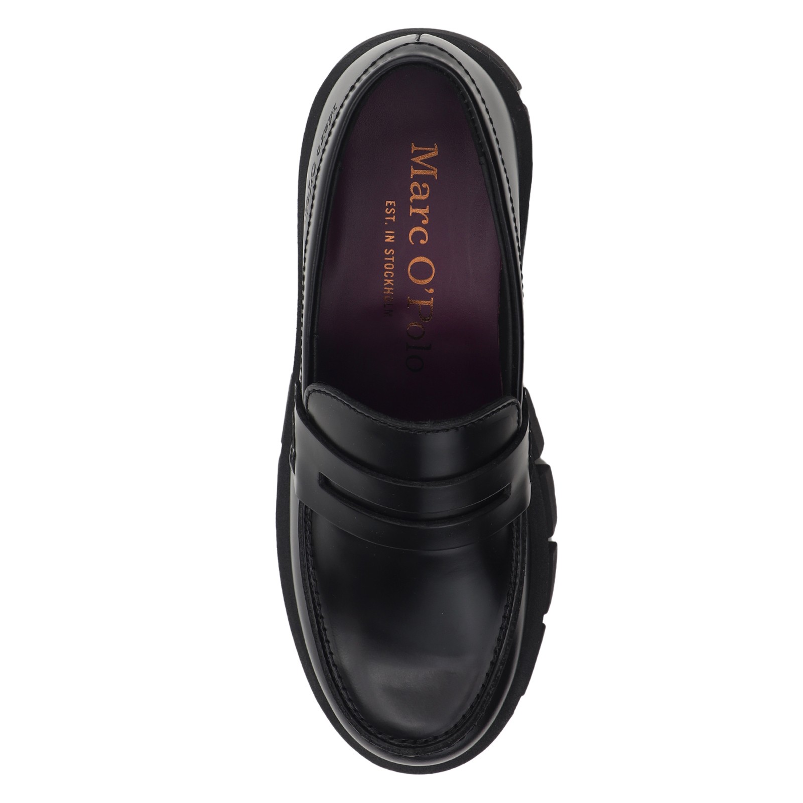 MARC O'POLO Loaferiai moterims, Juoda, Mod. Lisbet 19E 3