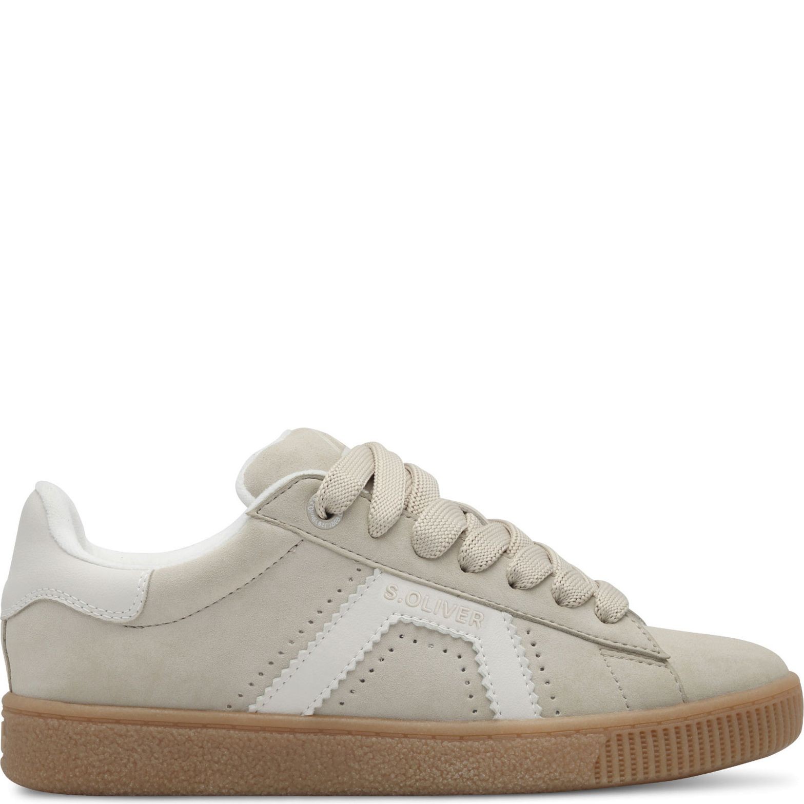 S.OLIVER Laisvalaikio bateliai moterims, Smėlio, Women Lace-up 2