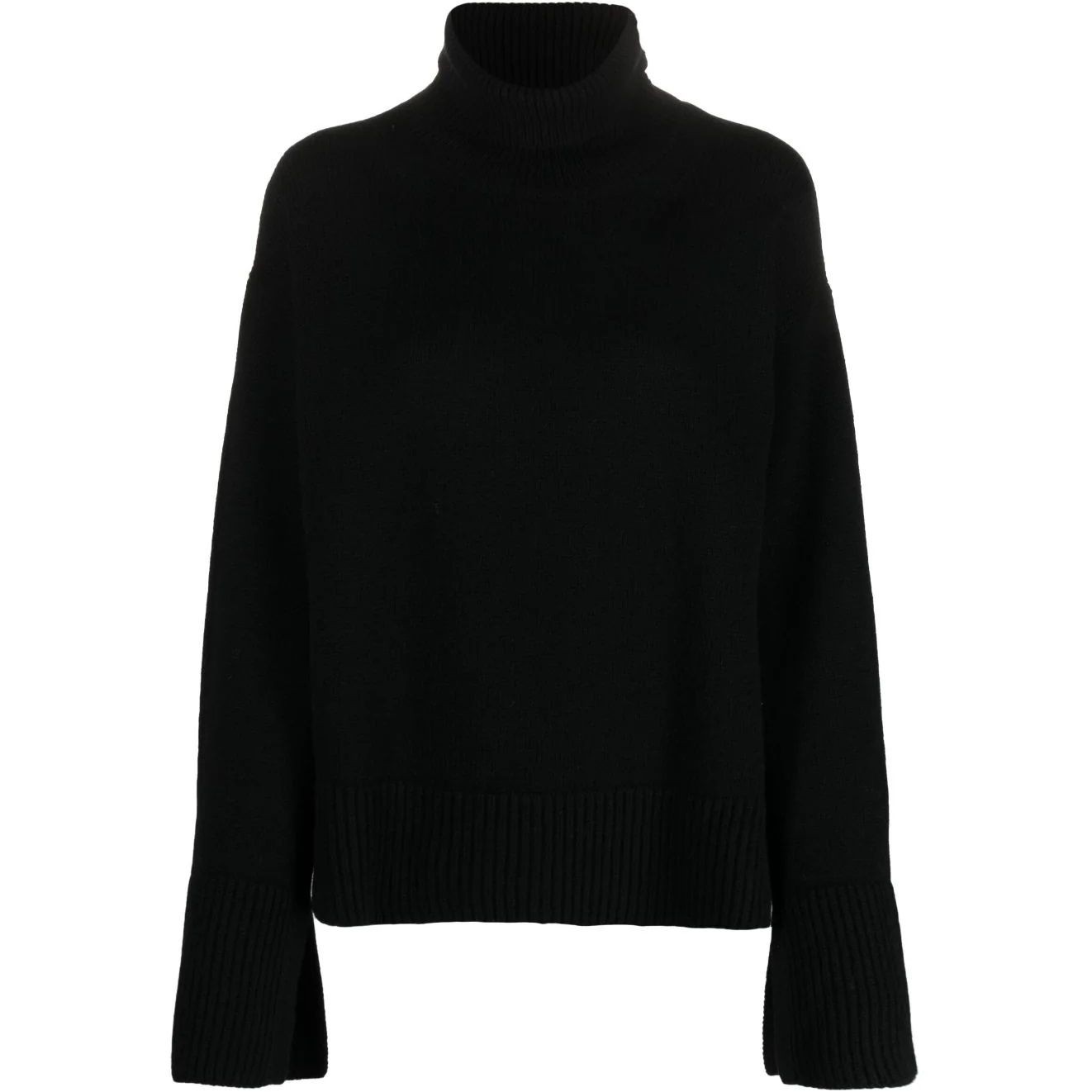 PAROSH Megztinis moterims, Juoda, Late sweater 1