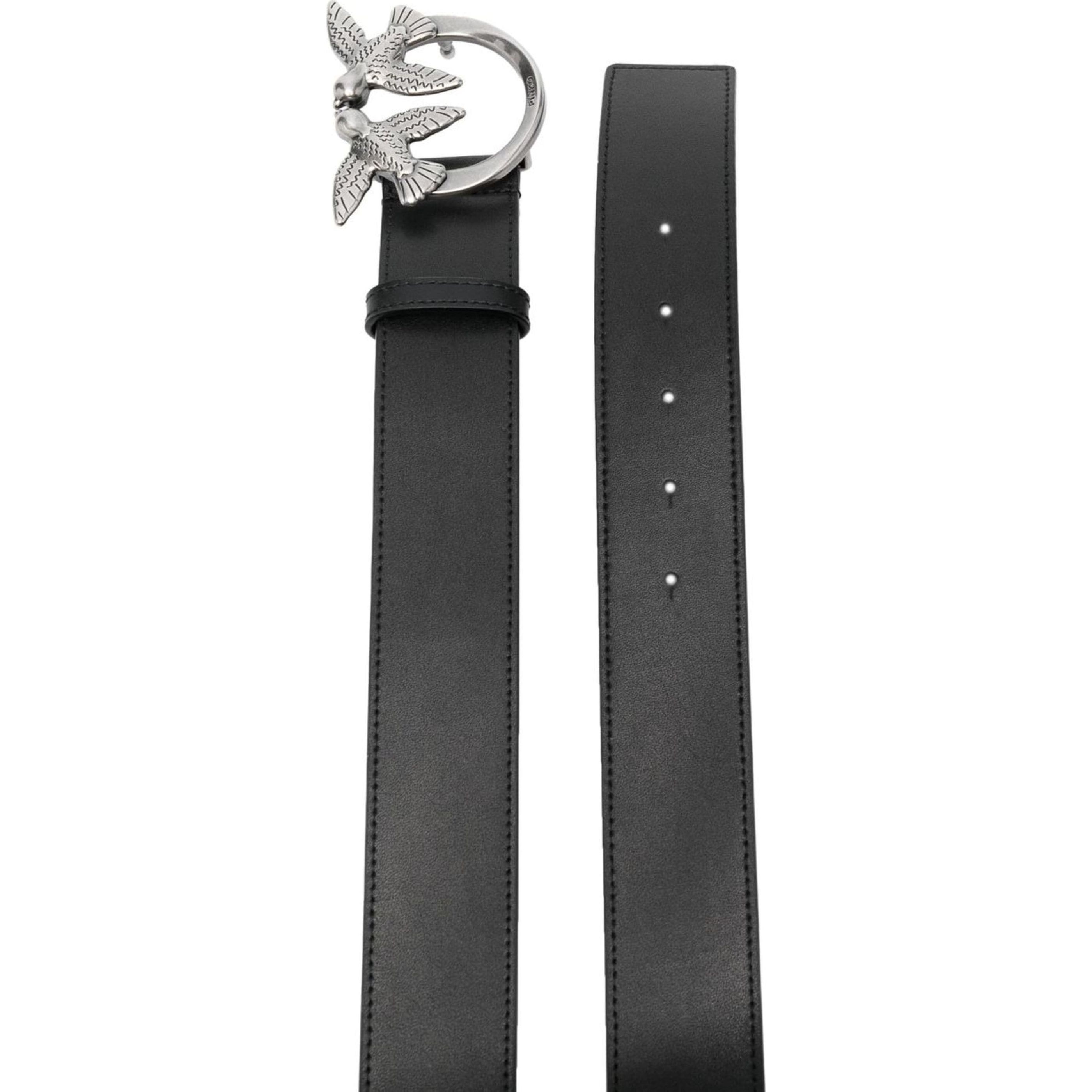 PINKO Diržas moterims, Juoda, Love berry h4 belt, PIN100120A0F1-Z99O 2