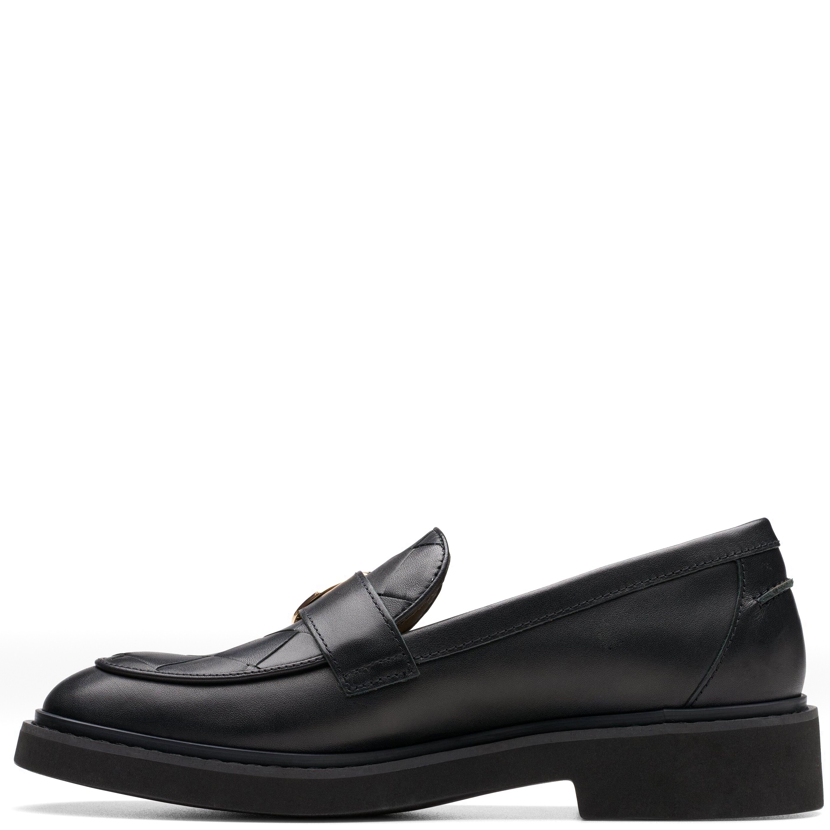 CLARKS Loaferiai moterims, Juoda, Splend Penny loafers 3