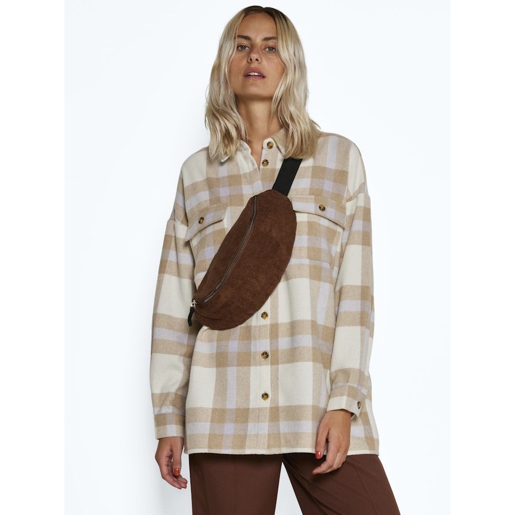NOISY MAY Rankinė, krepšys moterims, Ruda, NMLISA BUMBAG 5