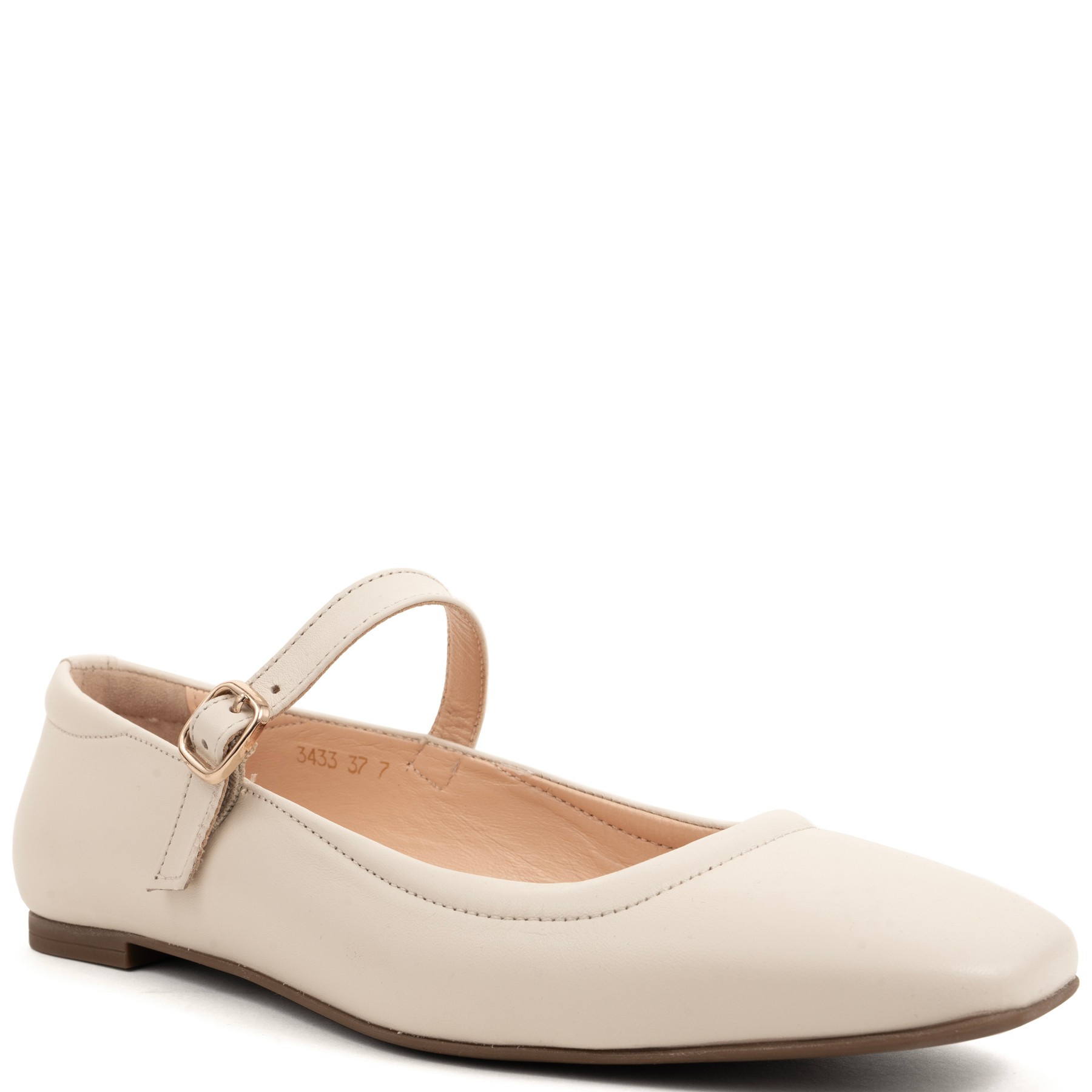 SERGIO MORETTI Balerinos moterims, Balta, Ballerinas 1
