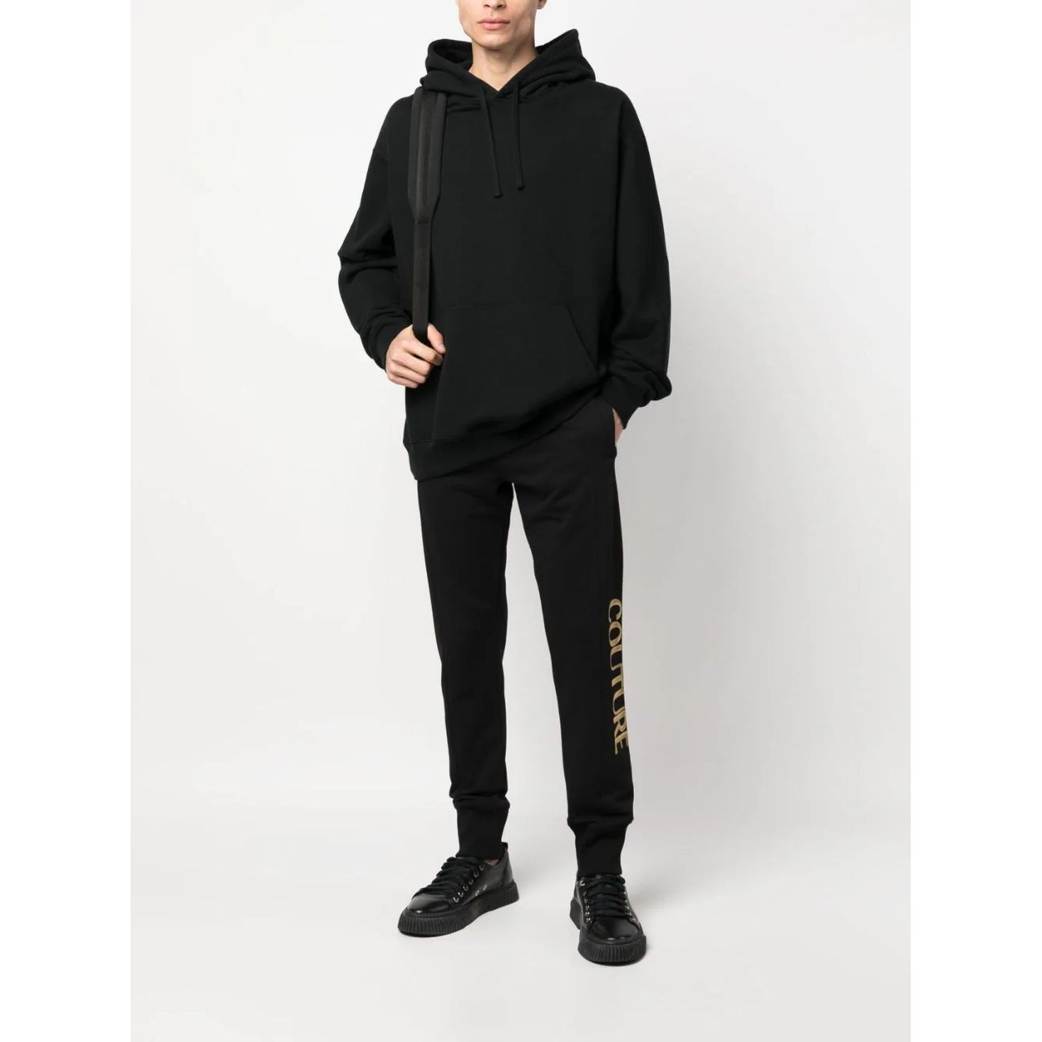 VERSACE JEANS CUTURE Sportinės kelnės vyrams, Juoda, Jogger pants 2