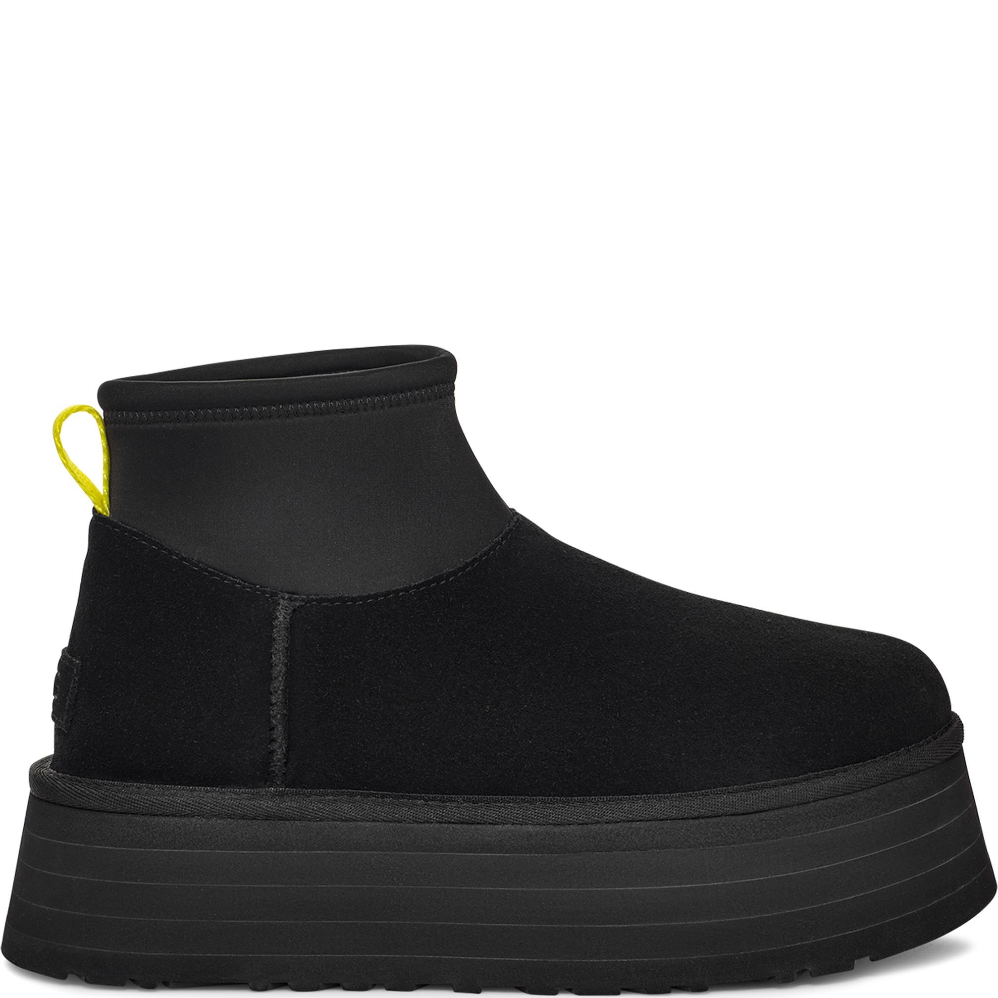 UGG Pašiltinti auliniai moterims, Juoda, Classic mini dipper warm boots 2