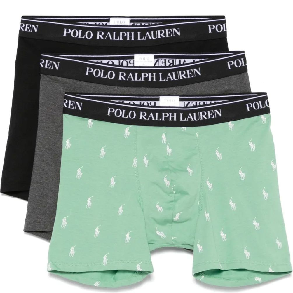 POLO RALPH LAUREN UW Ilginti apatiniai vyrams, Marga, 3 pack-boxer brief 1