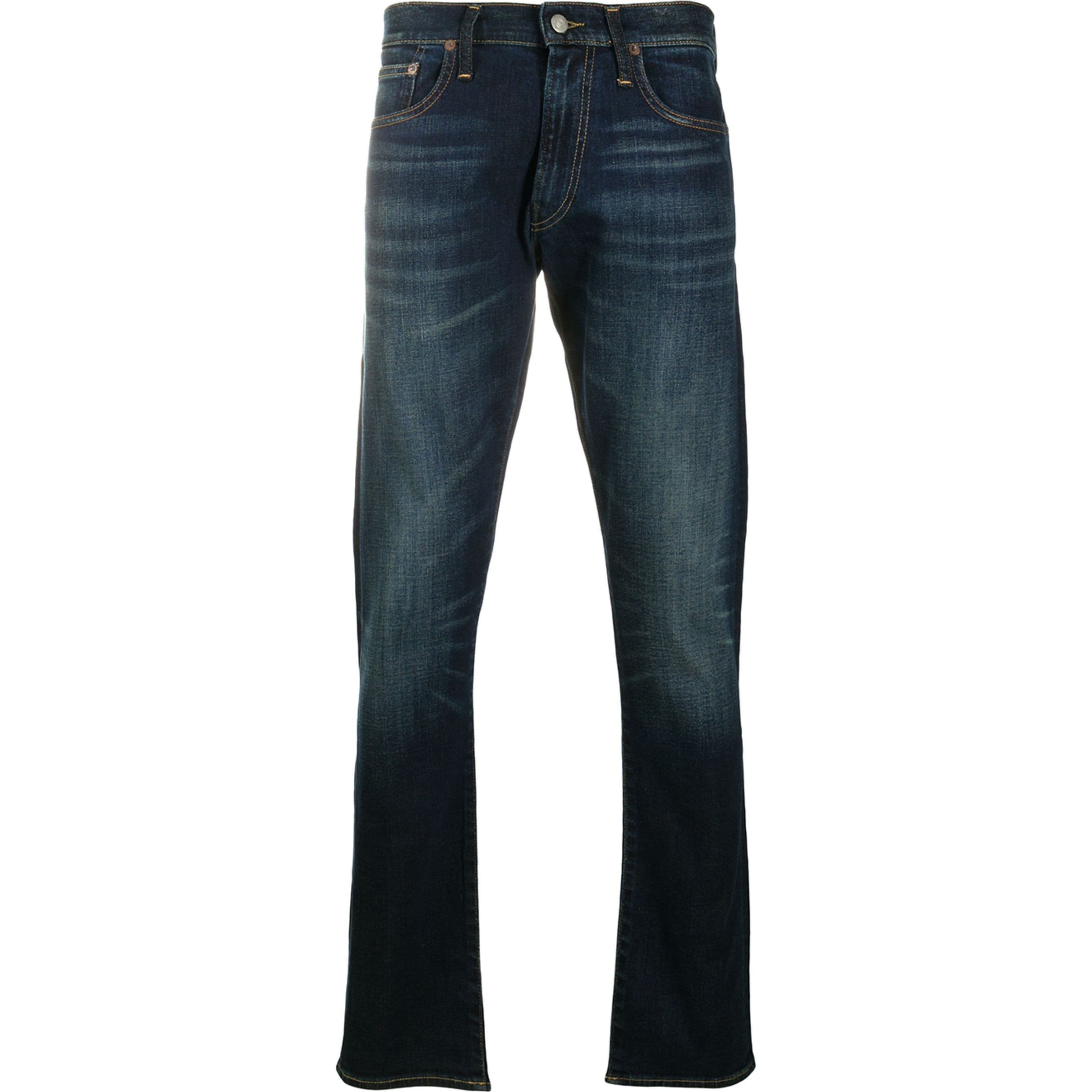 POLO RALPH LAUREN Aptempti džinsai vyrams, Mėlyna, 5 pocket denim 1