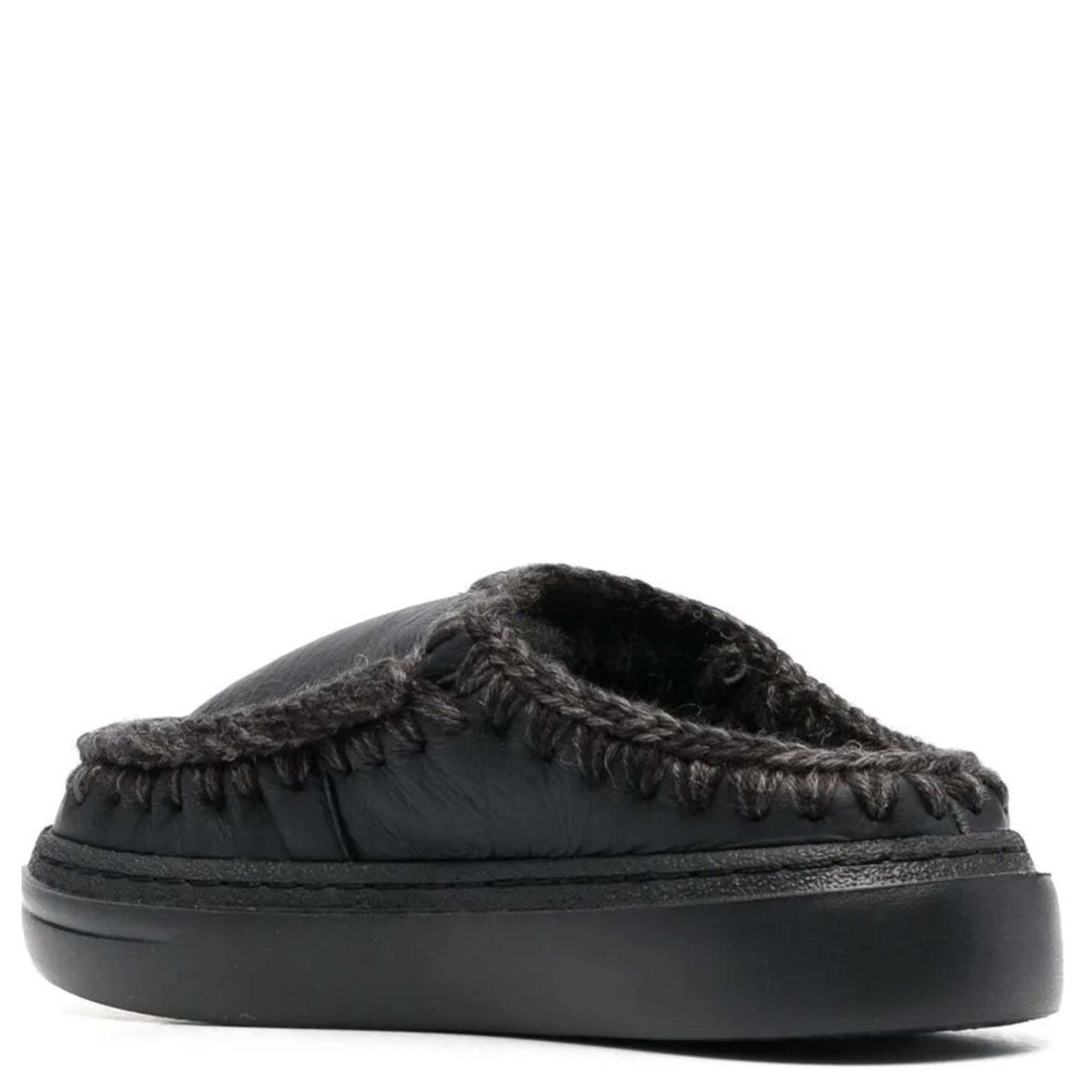 MOU Klumpės moterims, Juoda, Eskimo bold clog slipers 3