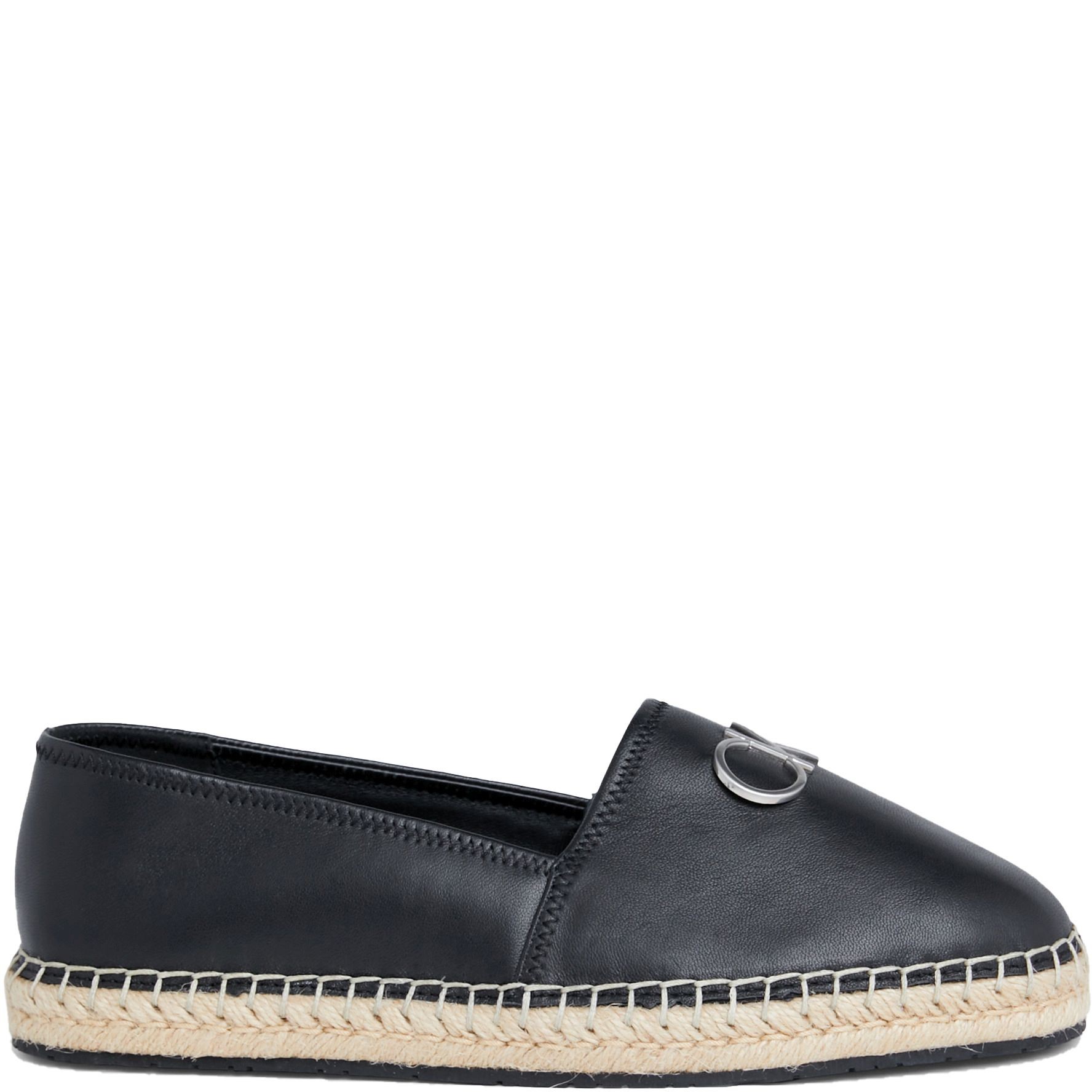 CALVIN KLEIN Espadrilės moterims, Juoda, Espadrille re-lock 2