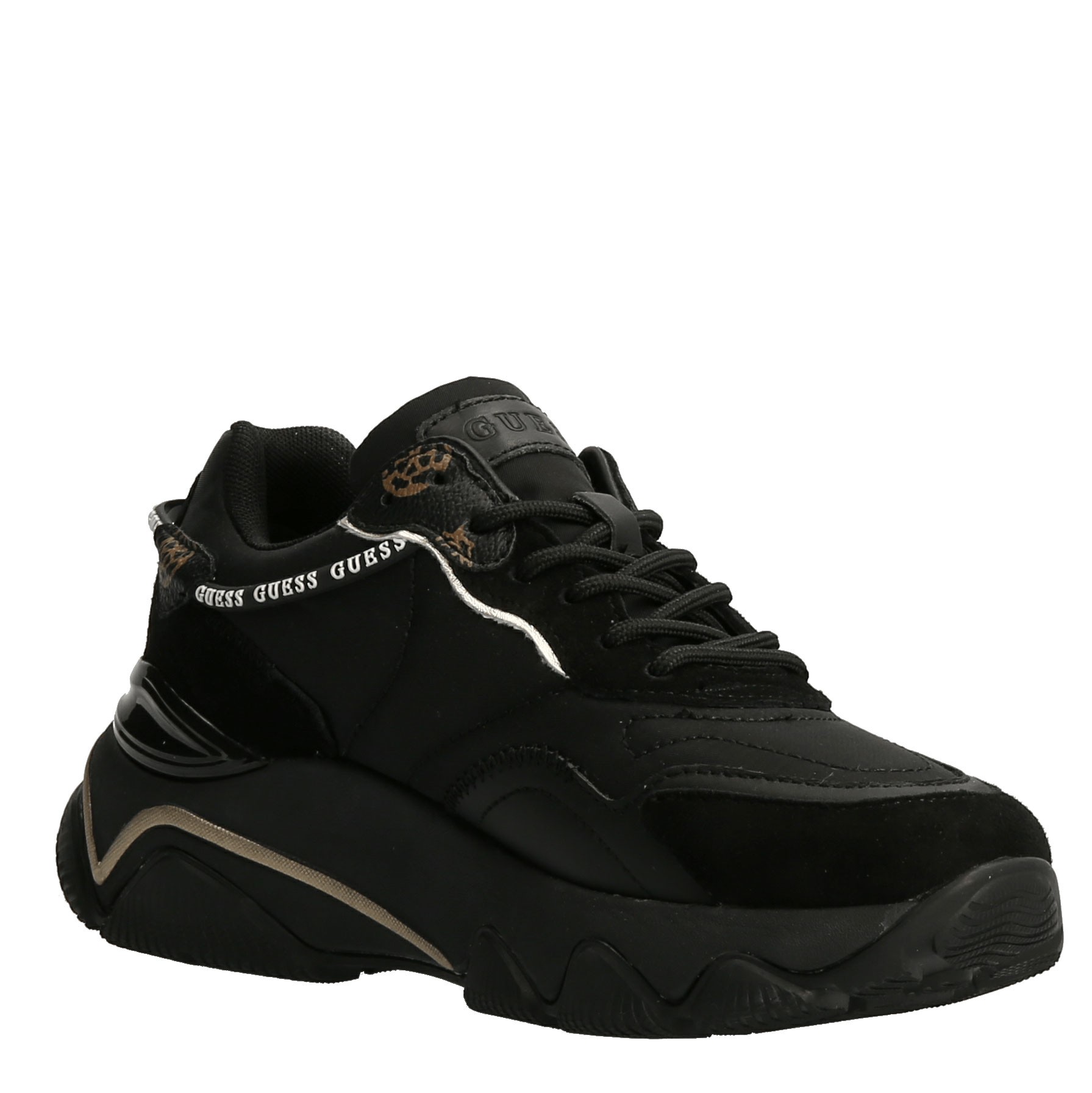 GUESS Laisvalaikio bateliai moterims, Juoda, MICOLA 5