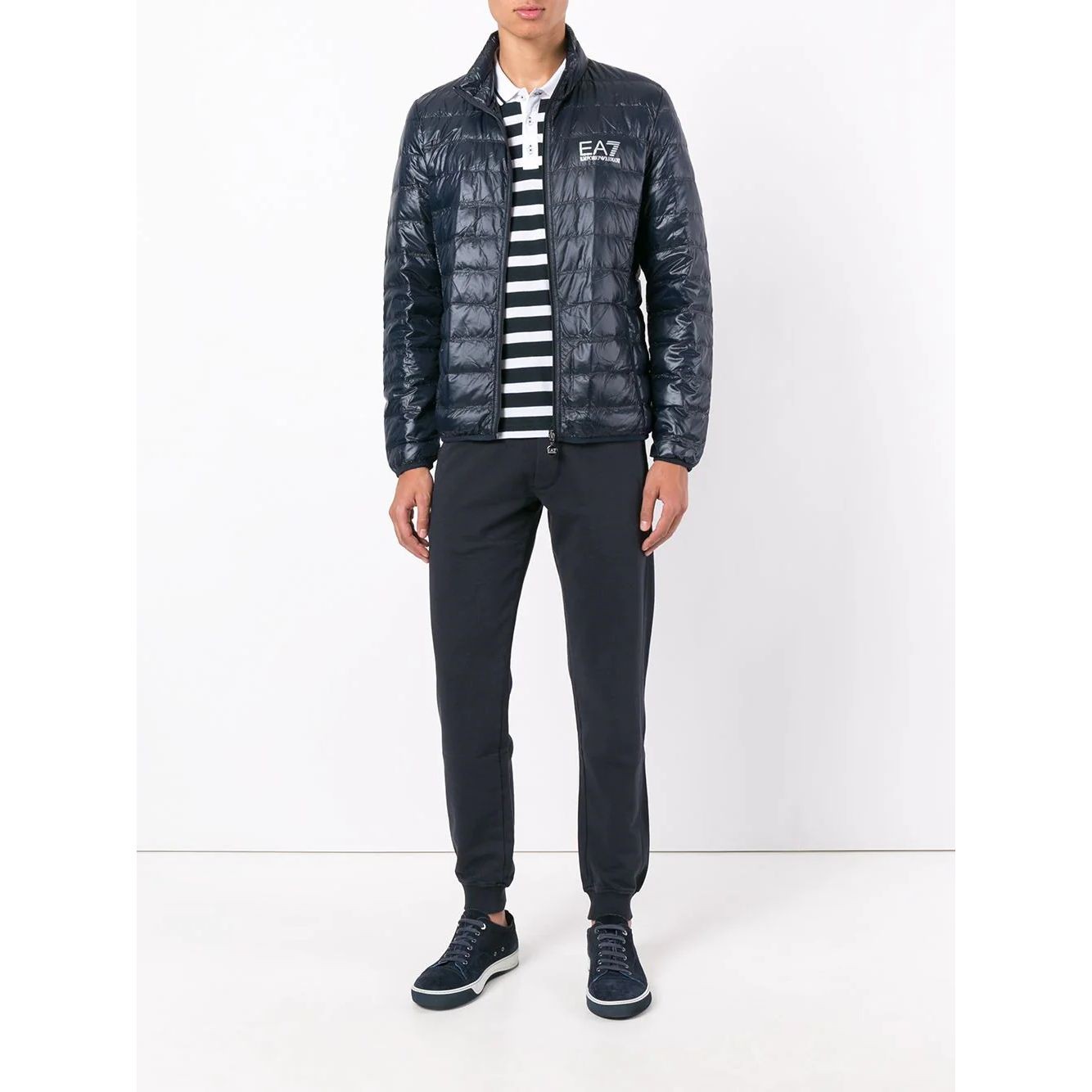 EA7 Lengva striukė vyrams, Mėlyna, Train core down light jacket 3